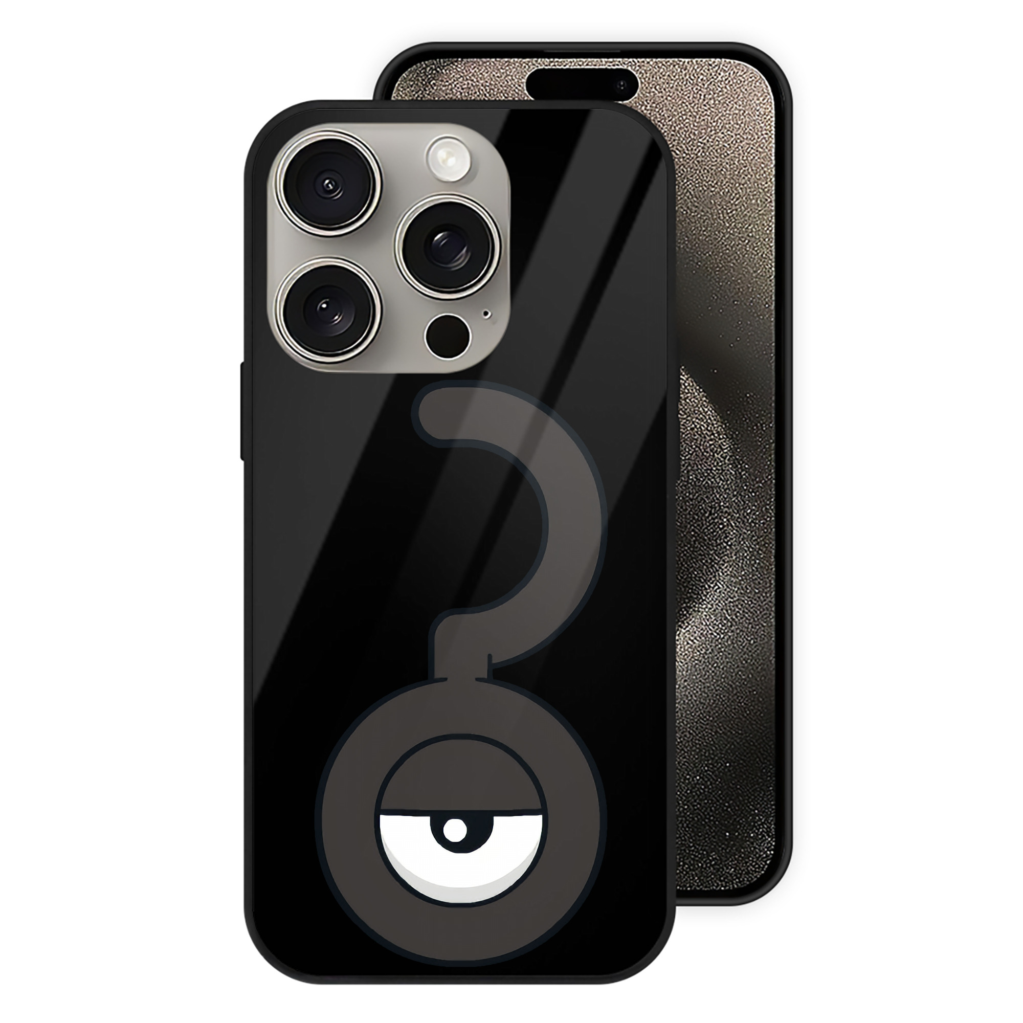 （画像用） ポケットモンスター Pokémon 【iPhone15Pro対応】スマホケース 耐衝撃＆黄変防止 背面ガラス