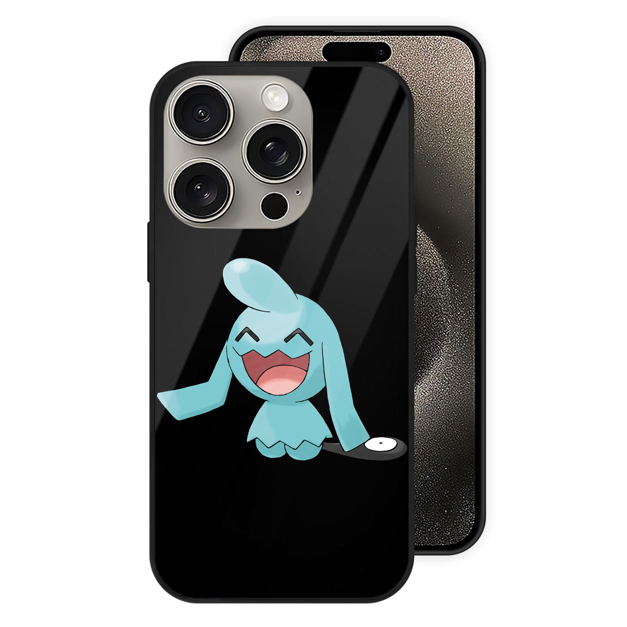 （画像用） ポケットモンスター Pokémon 【iPhone15Pro対応】スマホケース 耐衝撃＆黄変防止 背面ガラス