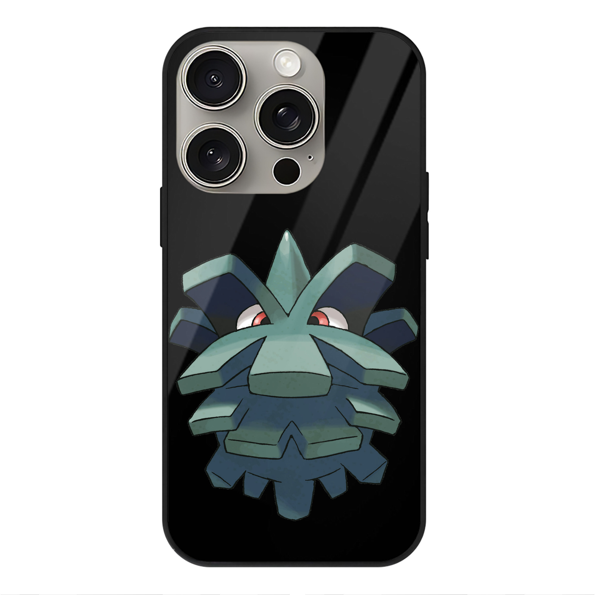 （画像用） ポケットモンスター Pokémon 【iPhone15Pro対応】スマホケース 耐衝撃＆黄変防止 背面ガラス