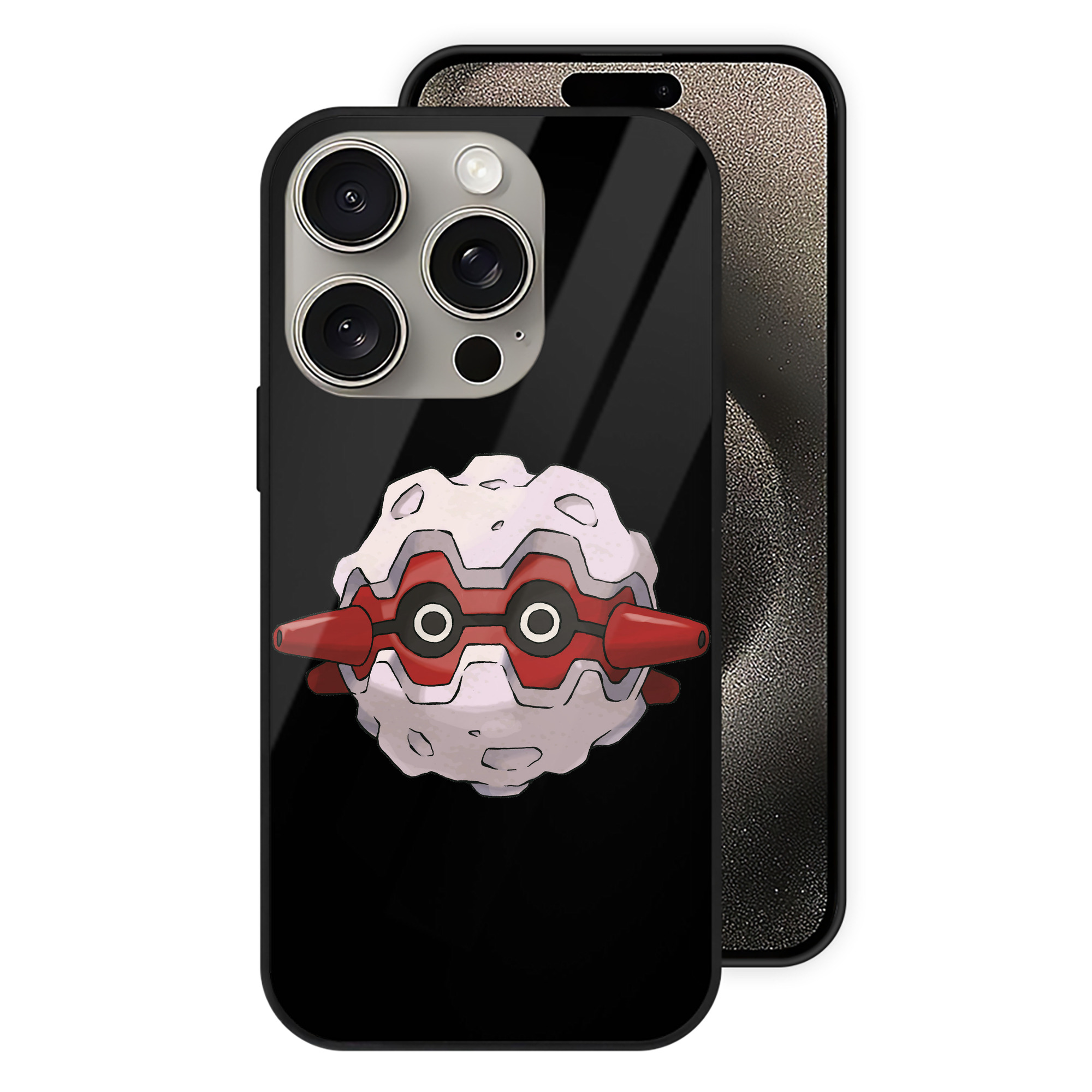 （画像用） ポケットモンスター Pokémon 【iPhone15Pro対応】スマホケース 耐衝撃＆黄変防止 背面ガラス
