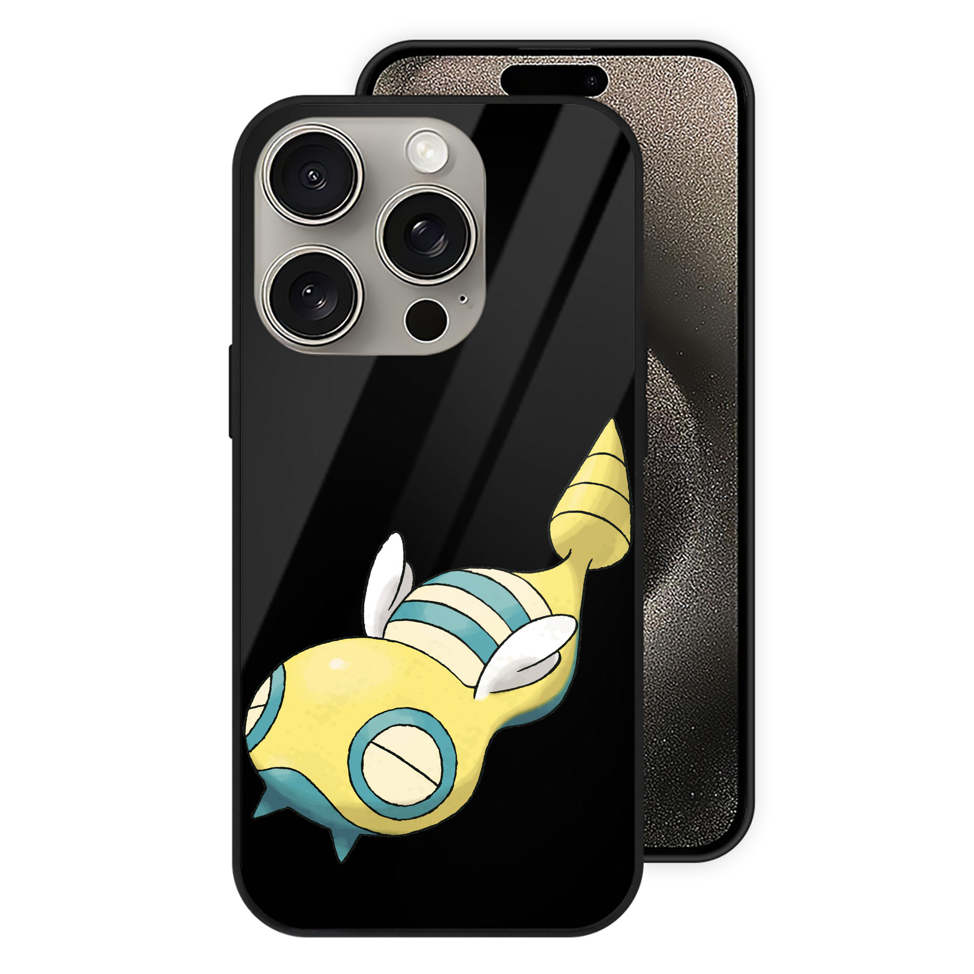 （画像用） ポケットモンスター Pokémon 【iPhone15Pro対応】スマホケース 耐衝撃＆黄変防止 背面ガラス