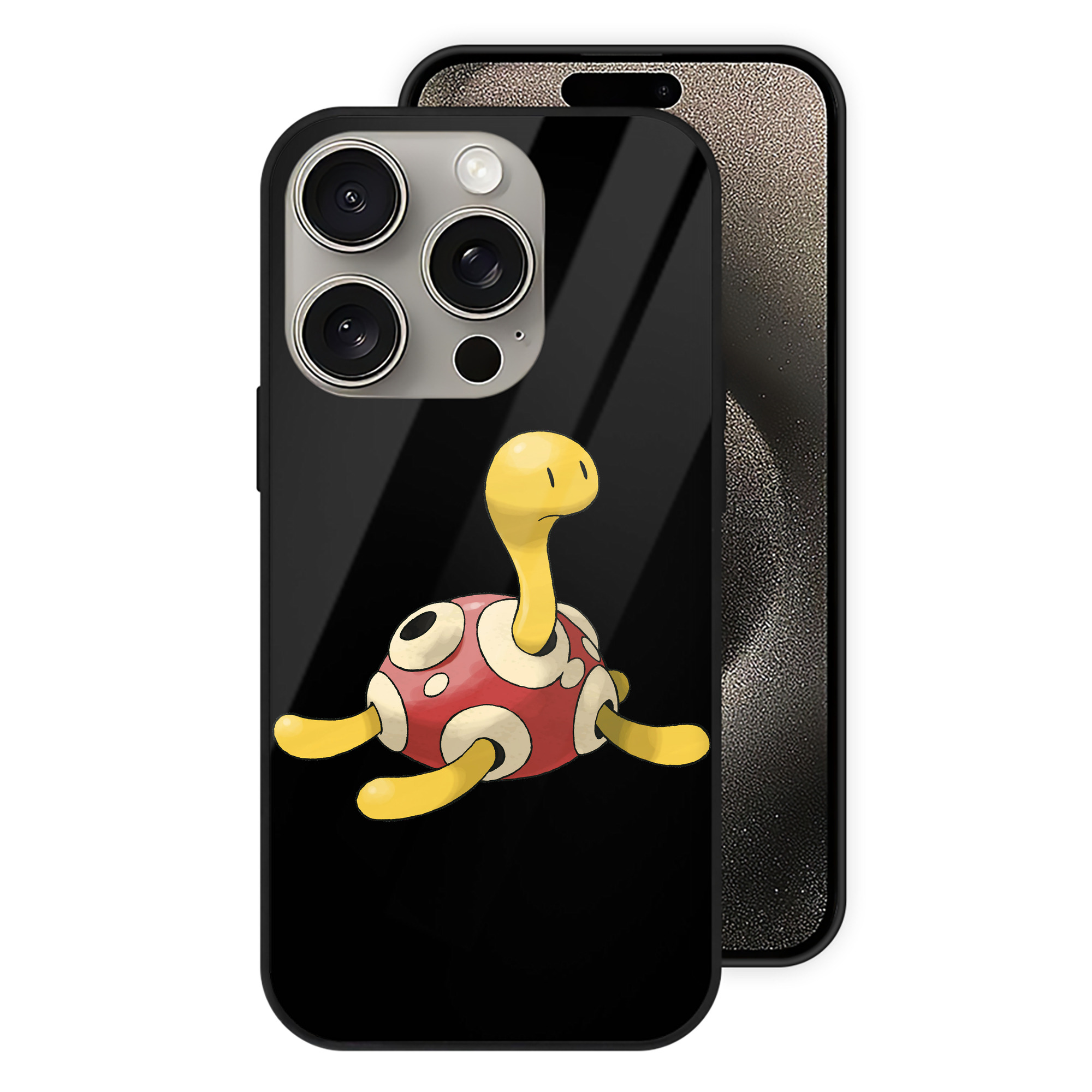 （画像用） ポケットモンスター Pokémon 【iPhone15Pro対応】スマホケース 耐衝撃＆黄変防止 背面ガラス