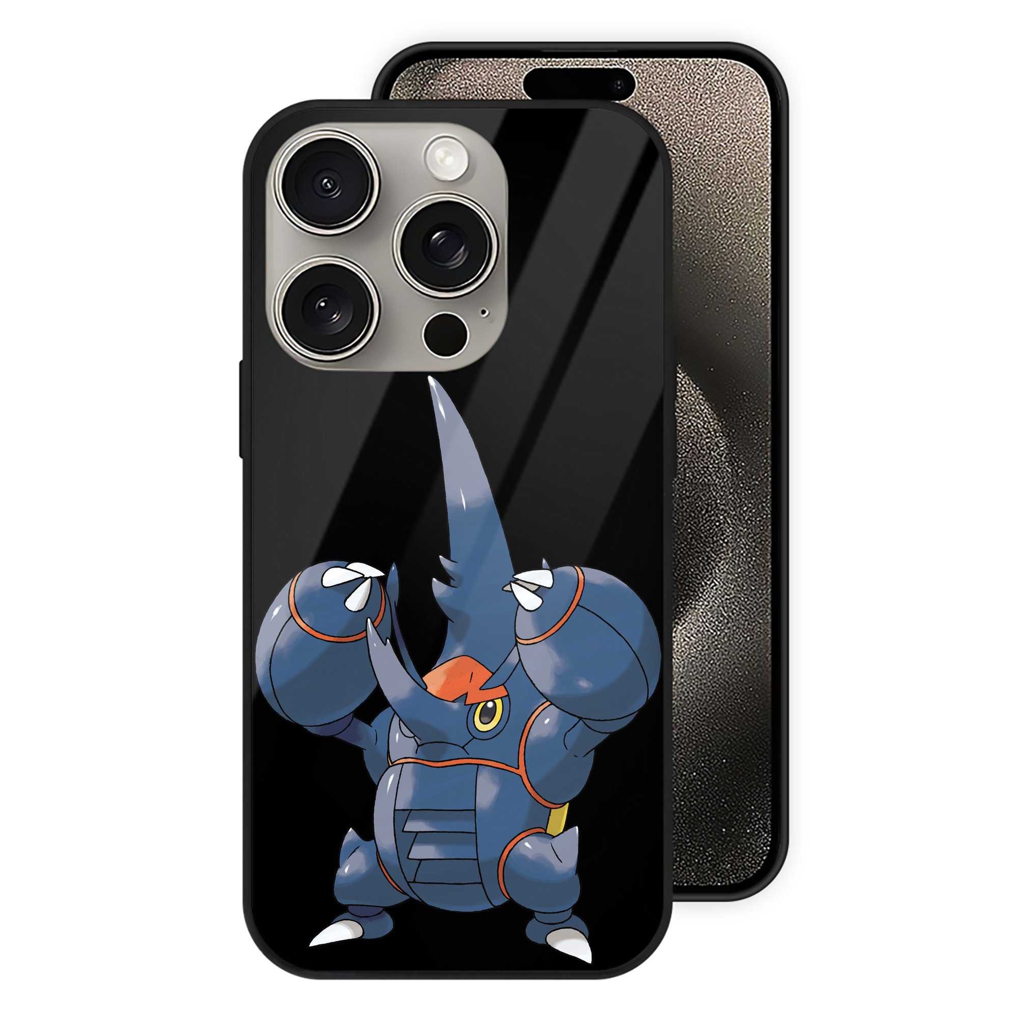 （画像用） ポケットモンスター Pokémon 【iPhone15Pro対応】スマホケース 耐衝撃＆黄変防止 背面ガラス