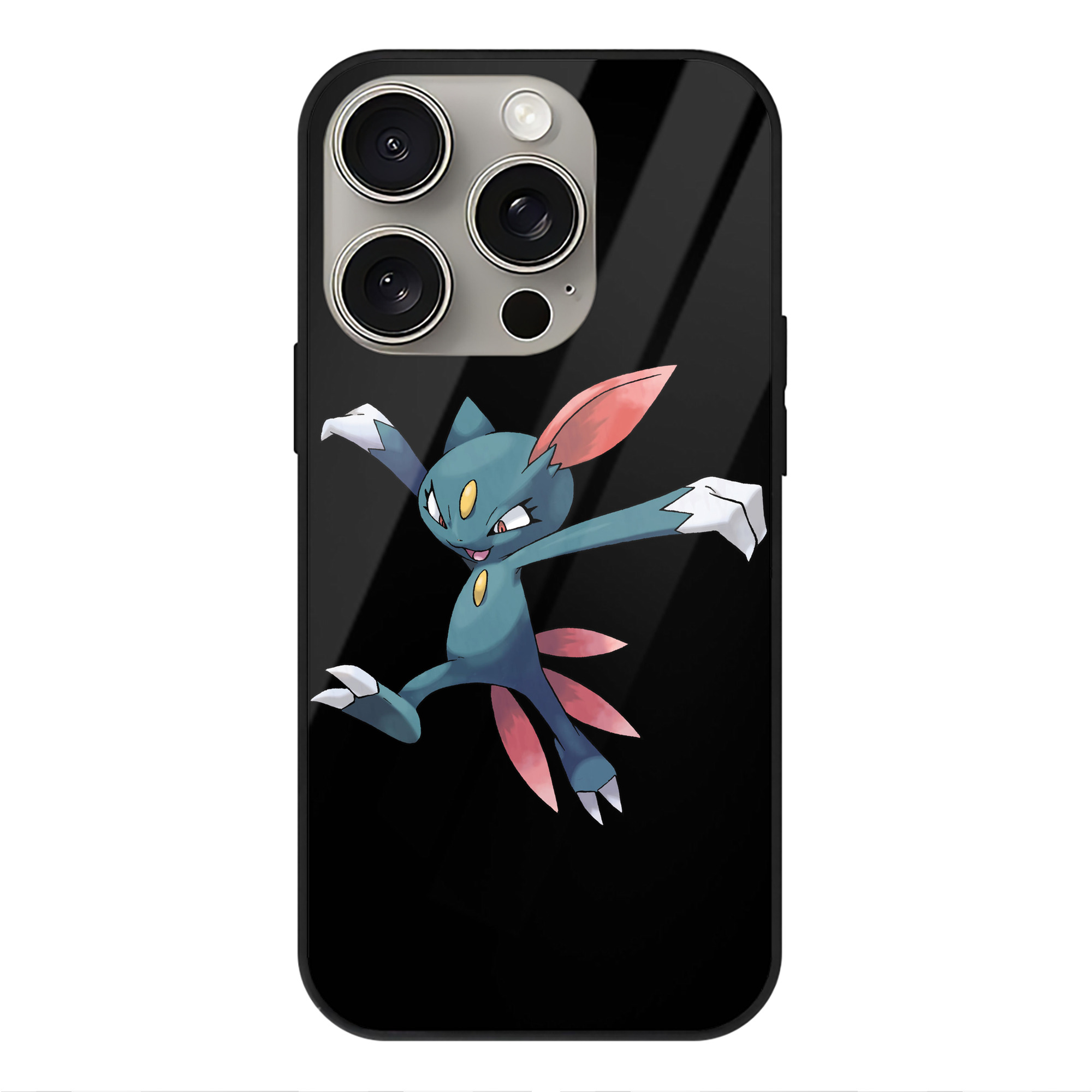 （画像用） ポケットモンスター Pokémon 【iPhone15Pro対応】スマホケース 耐衝撃＆黄変防止 背面ガラス