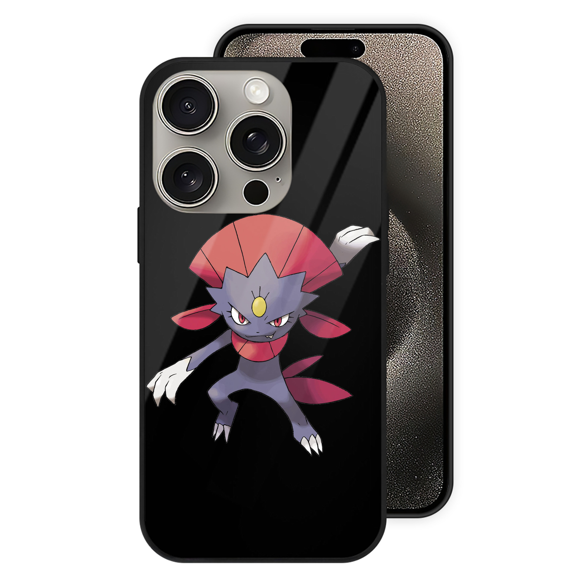 （画像用） ポケットモンスター Pokémon 【iPhone15Pro対応】スマホケース 耐衝撃＆黄変防止 背面ガラス