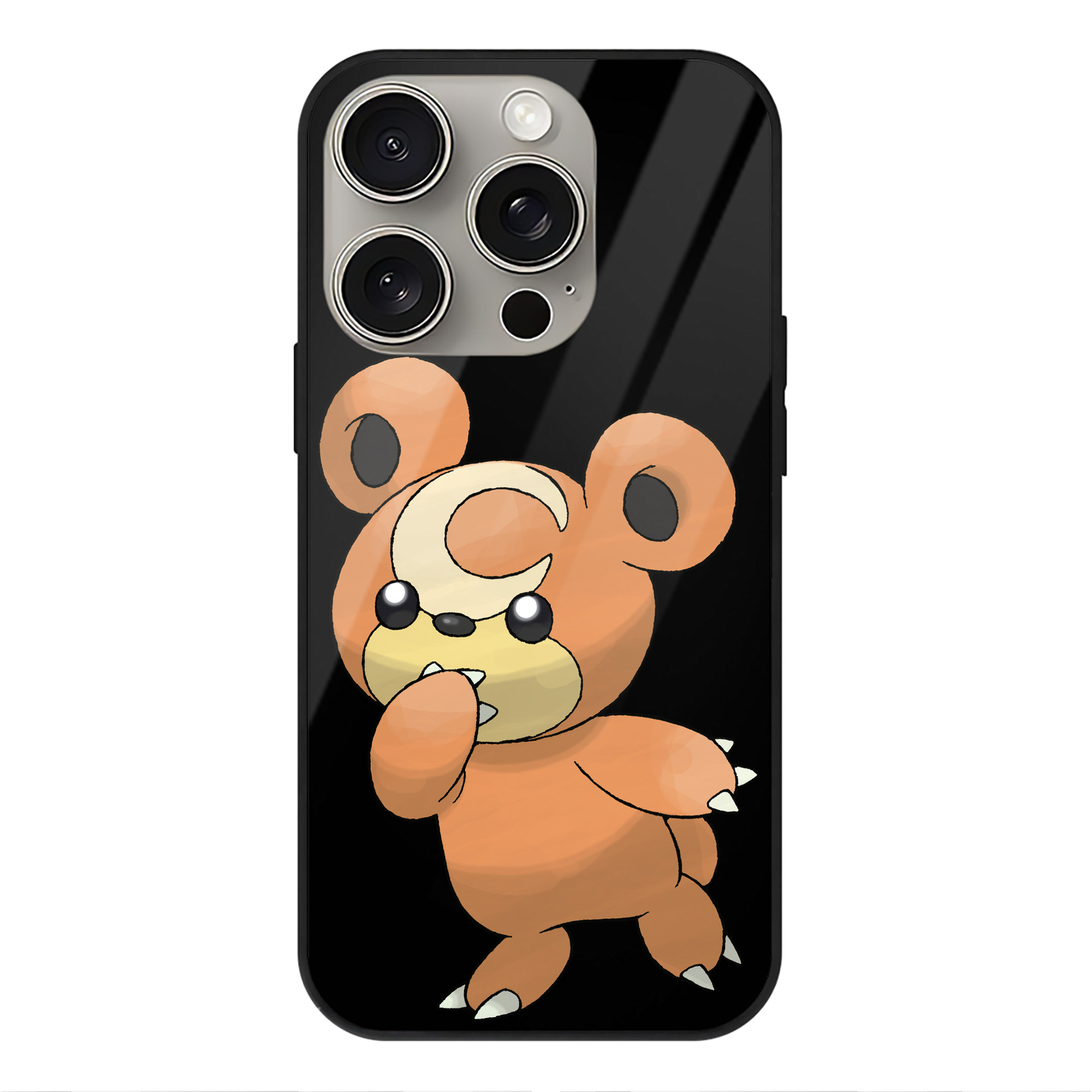 （画像用） ポケットモンスター Pokémon 【iPhone15Pro対応】スマホケース 耐衝撃＆黄変防止 背面ガラス