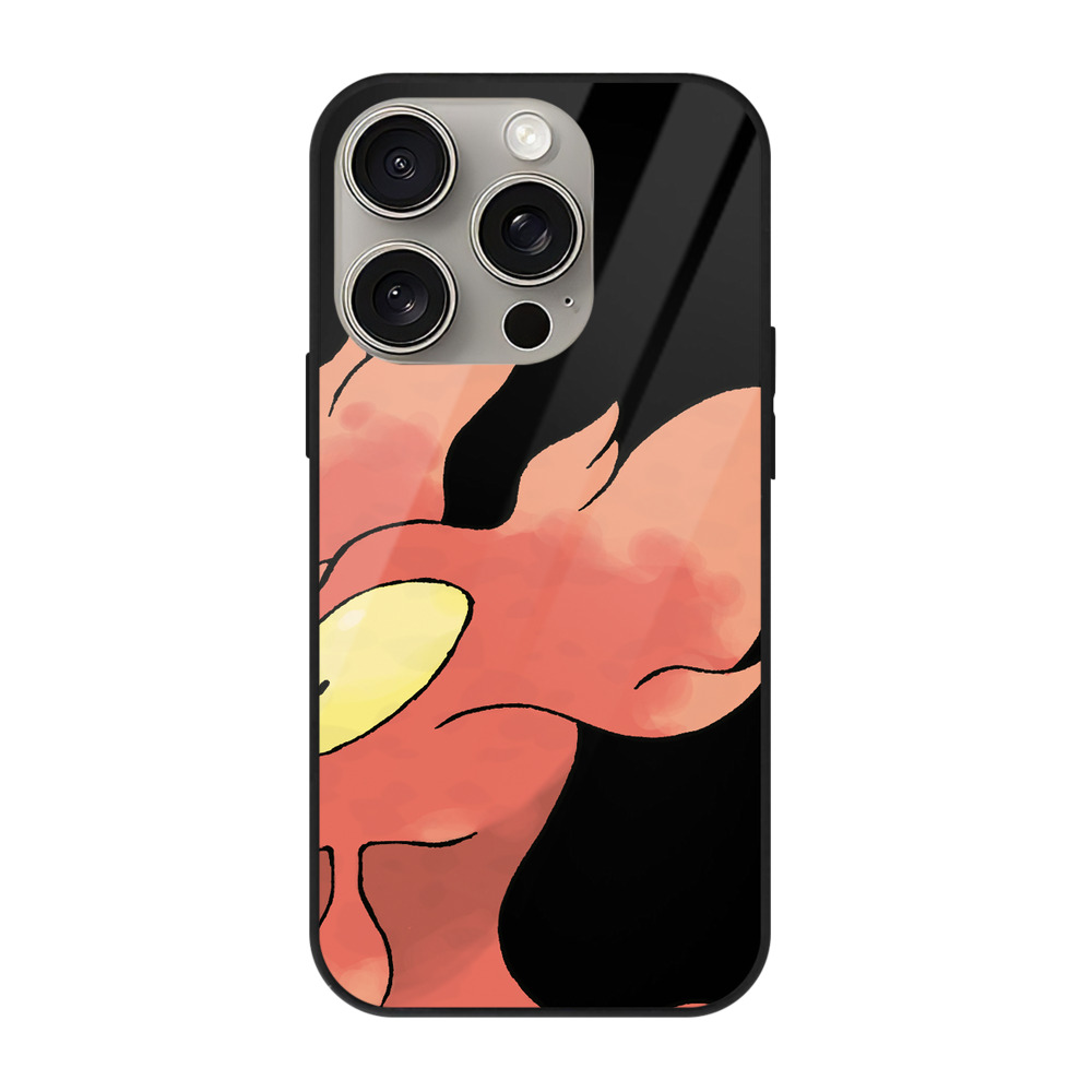 （画像用） ポケットモンスター Pokémon 【iPhone15Pro対応】スマホケース 耐衝撃＆黄変防止 背面ガラス