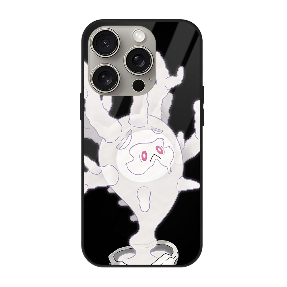 （画像用） ポケットモンスター Pokémon 【iPhone15Pro対応】スマホケース 耐衝撃＆黄変防止 背面ガラス