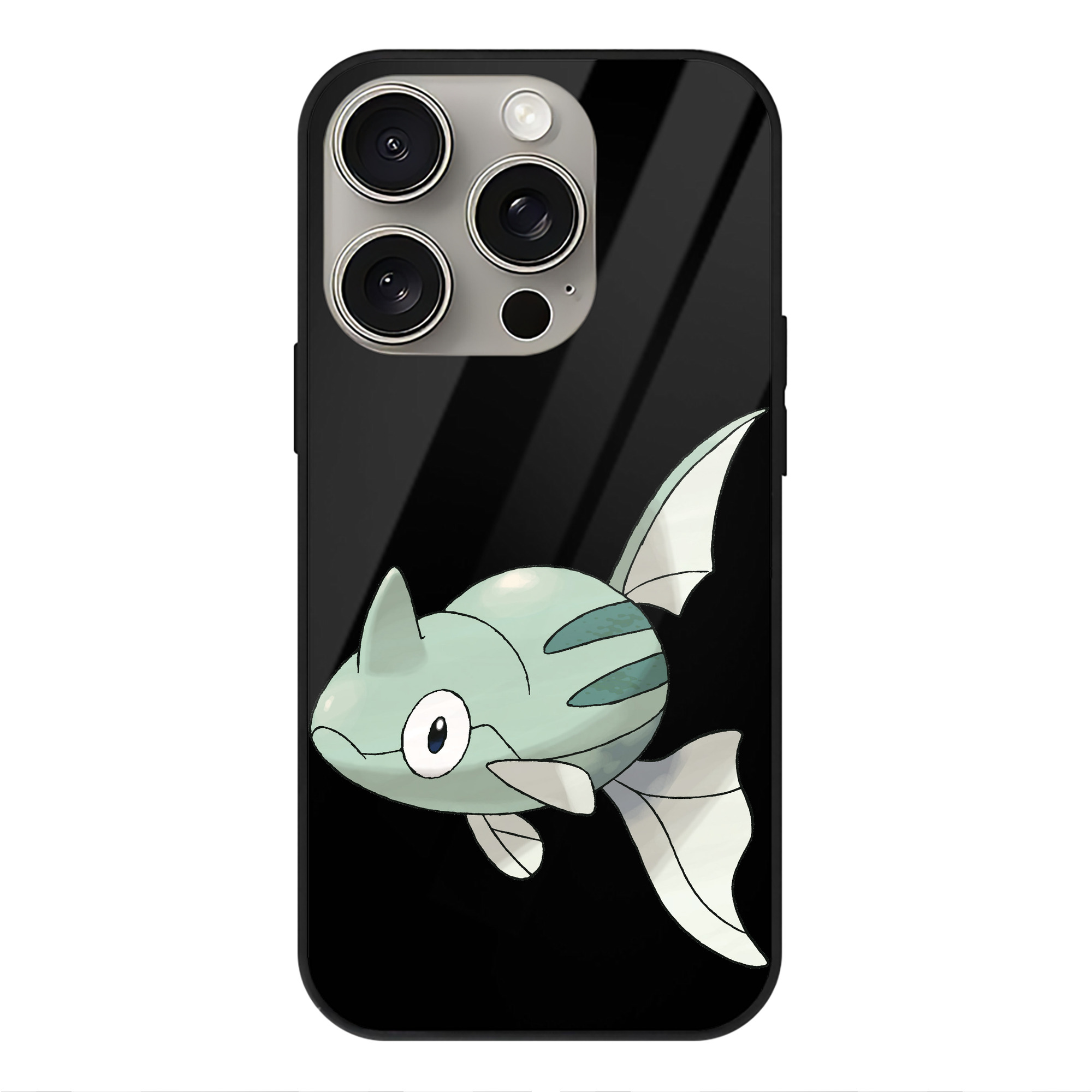 （画像用） ポケットモンスター Pokémon 【iPhone15Pro対応】スマホケース 耐衝撃＆黄変防止 背面ガラス