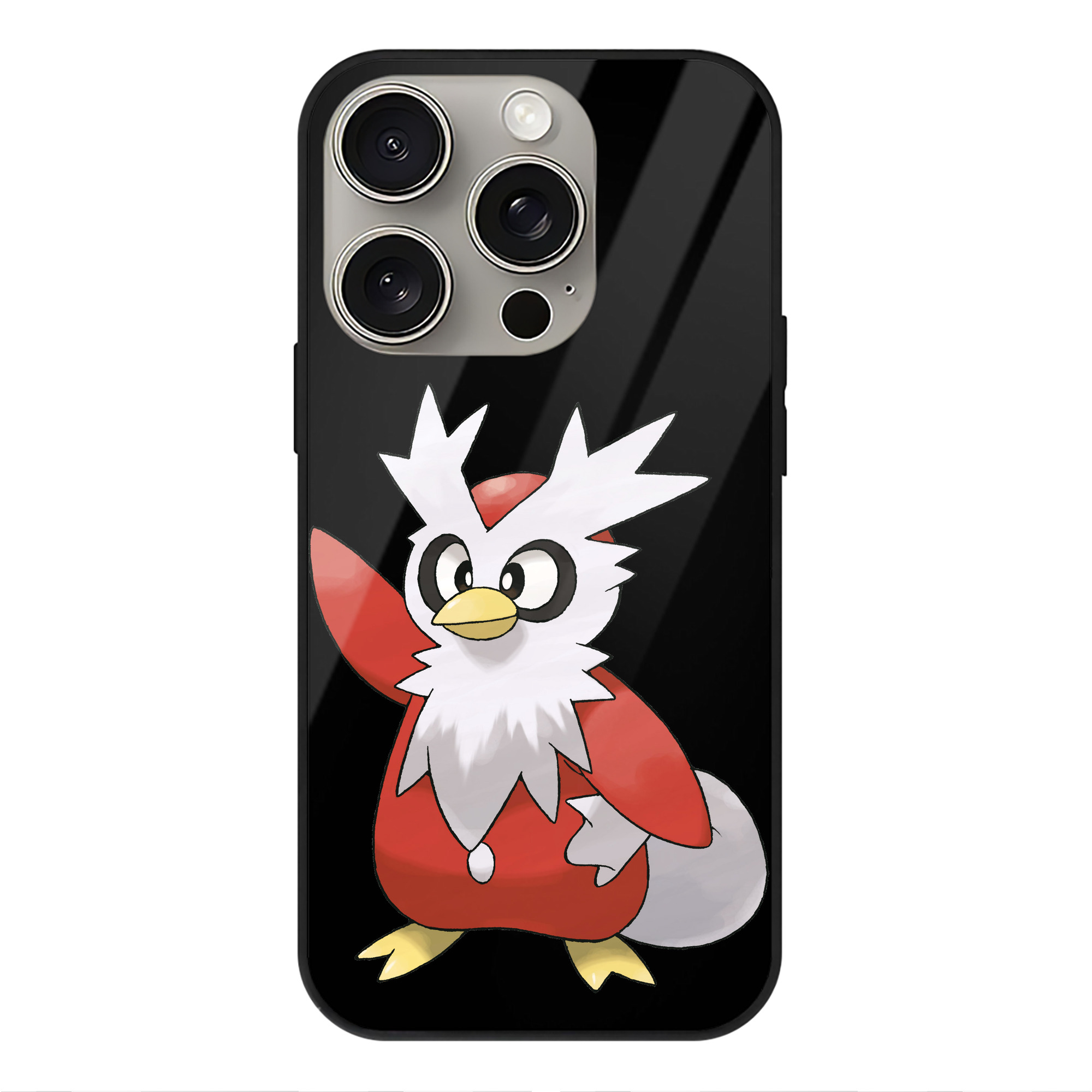 （画像用） ポケットモンスター Pokémon 【iPhone15Pro対応】スマホケース 耐衝撃＆黄変防止 背面ガラス