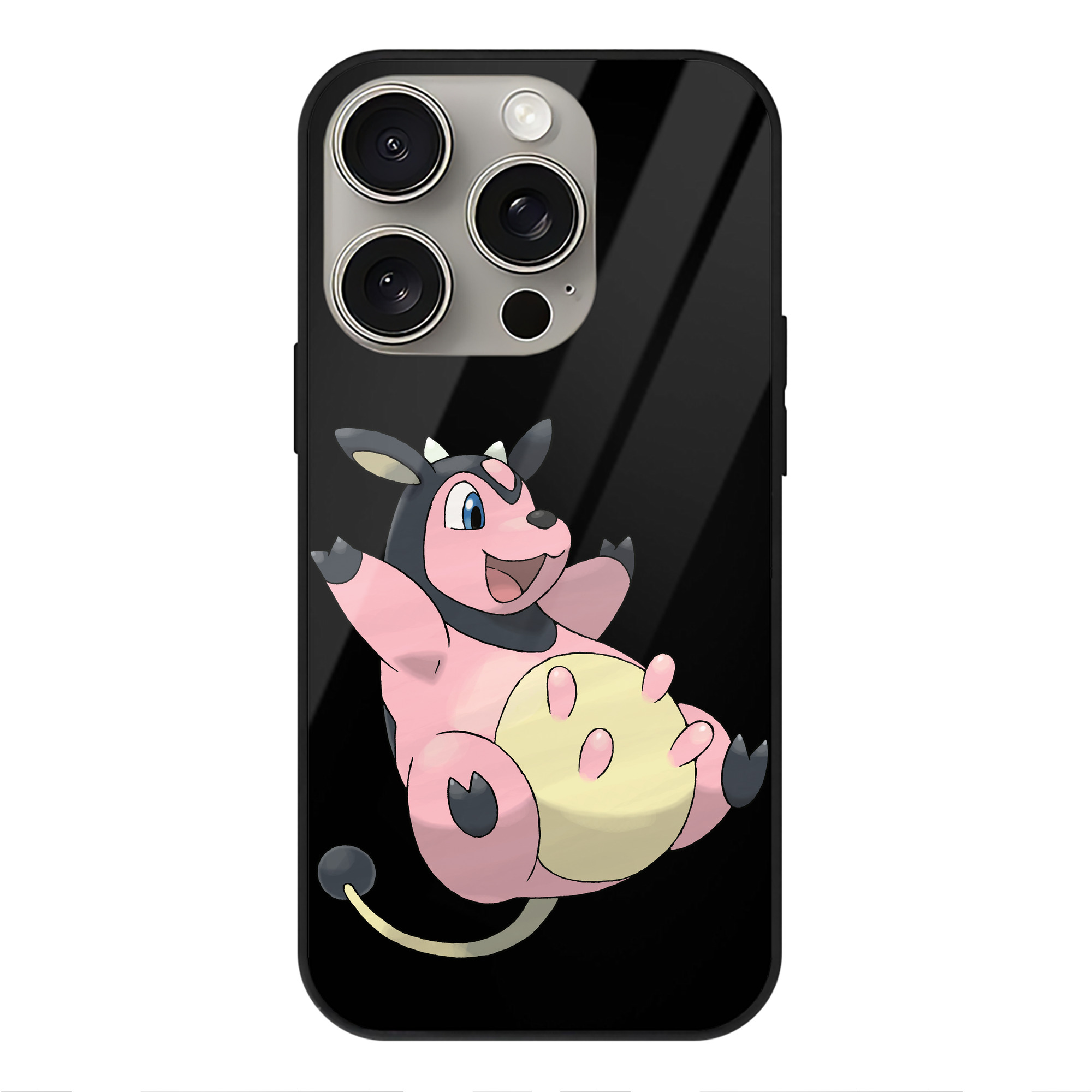 （画像用） ポケットモンスター Pokémon 【iPhone15Pro対応】スマホケース 耐衝撃＆黄変防止 背面ガラス