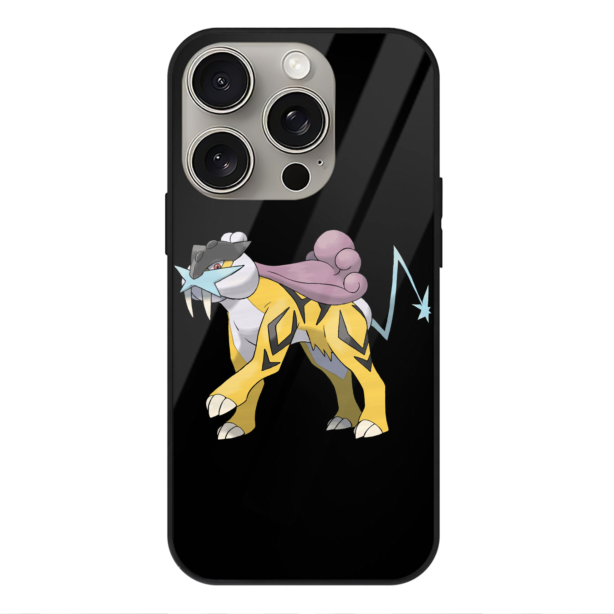 （画像用） ポケットモンスター Pokémon 【iPhone15Pro対応】スマホケース 耐衝撃＆黄変防止 背面ガラス