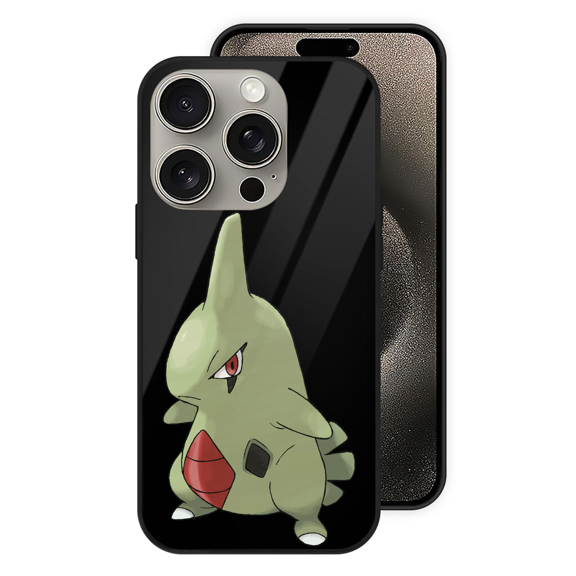 （画像用） ポケットモンスター Pokémon 【iPhone15Pro対応】スマホケース 耐衝撃＆黄変防止 背面ガラス