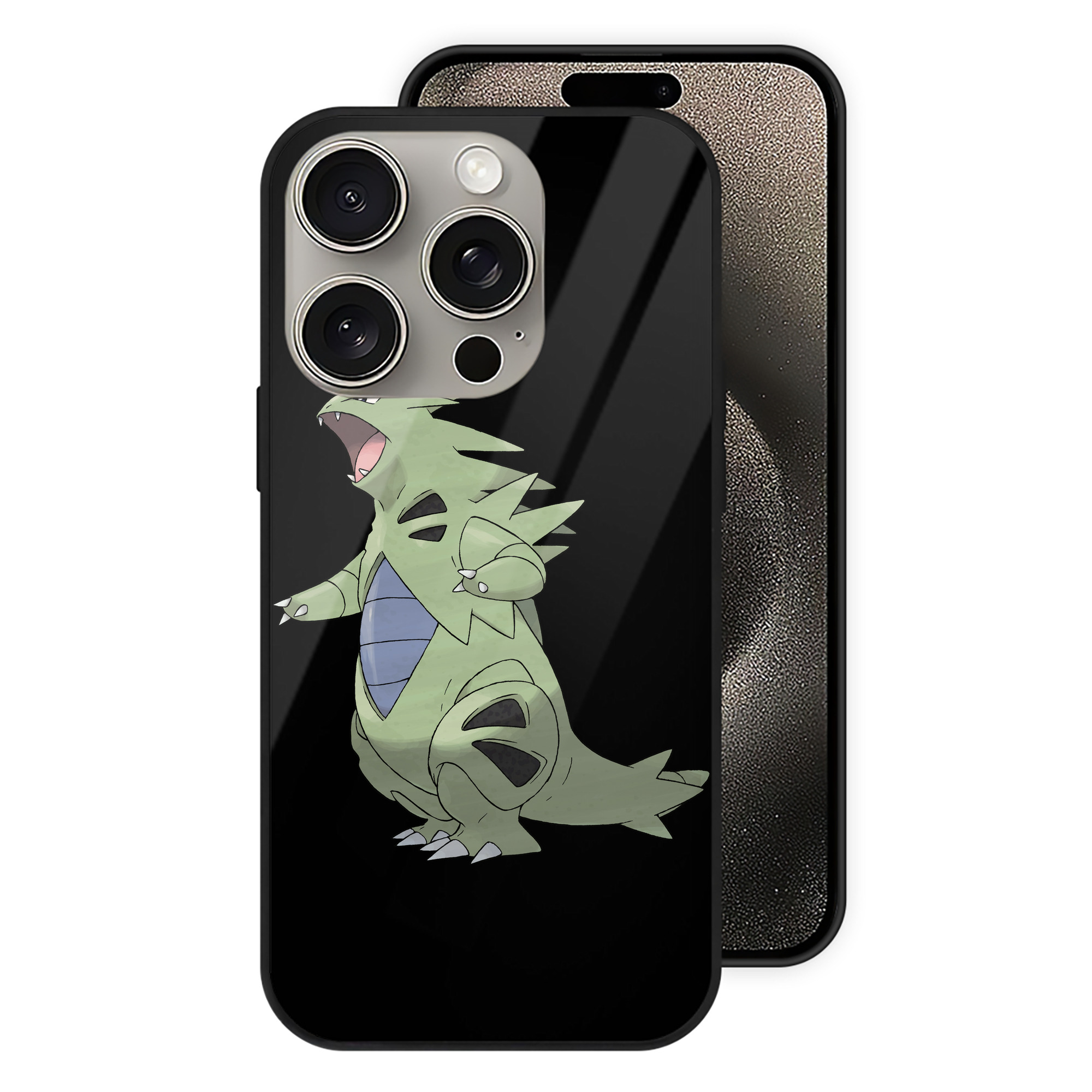 （画像用） ポケットモンスター Pokémon 【iPhone15Pro対応】スマホケース 耐衝撃＆黄変防止 背面ガラス