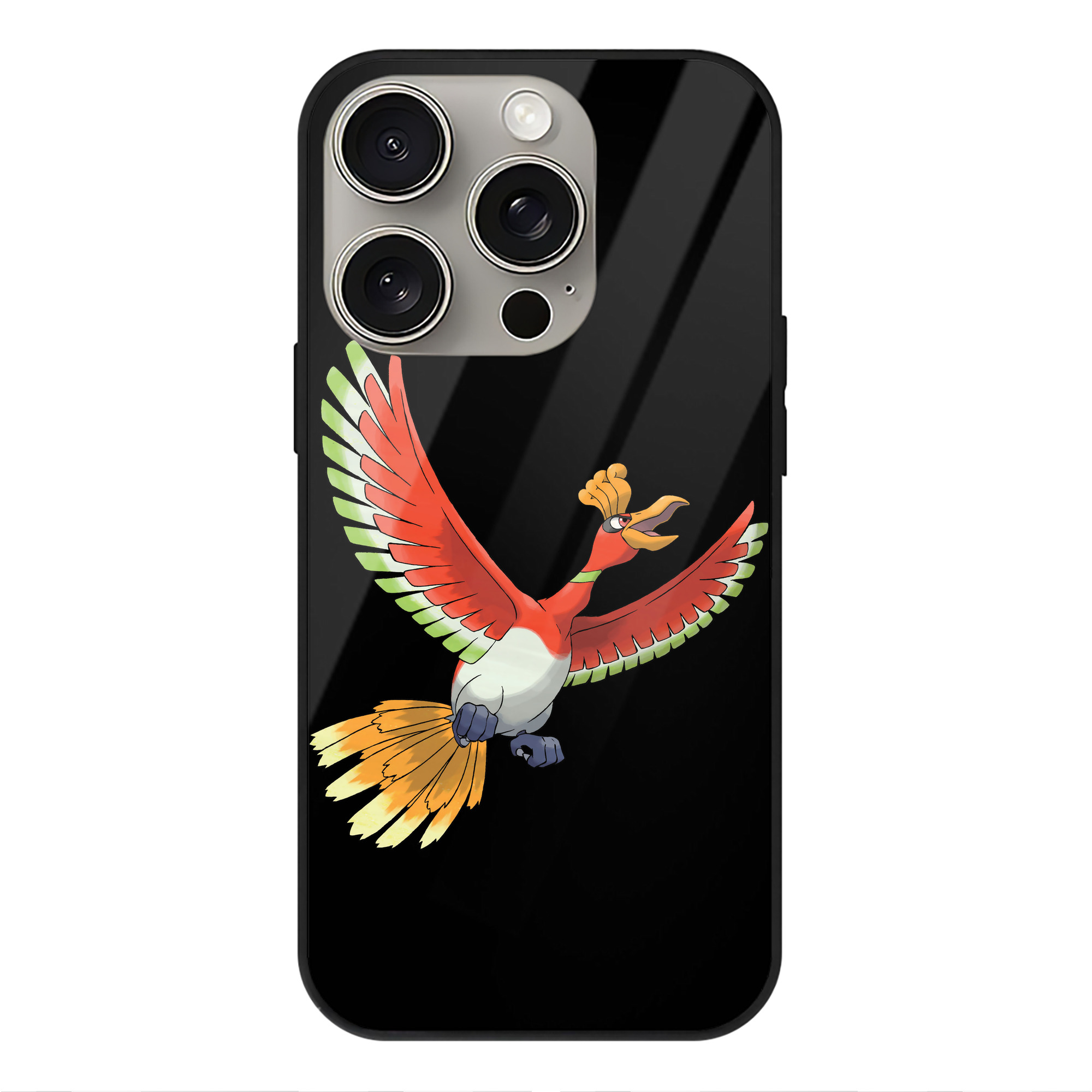 （画像用） ポケットモンスター Pokémon 【iPhone15Pro対応】スマホケース 耐衝撃＆黄変防止 背面ガラス
