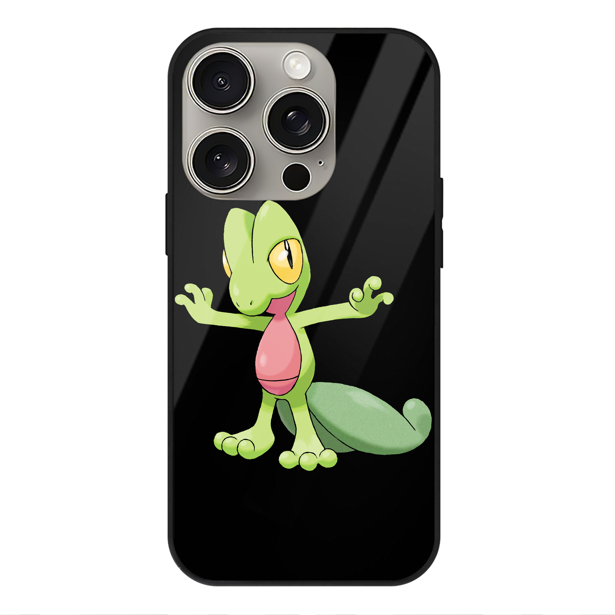 （画像用） ポケットモンスター Pokémon 【iPhone15Pro対応】スマホケース 耐衝撃＆黄変防止 背面ガラス