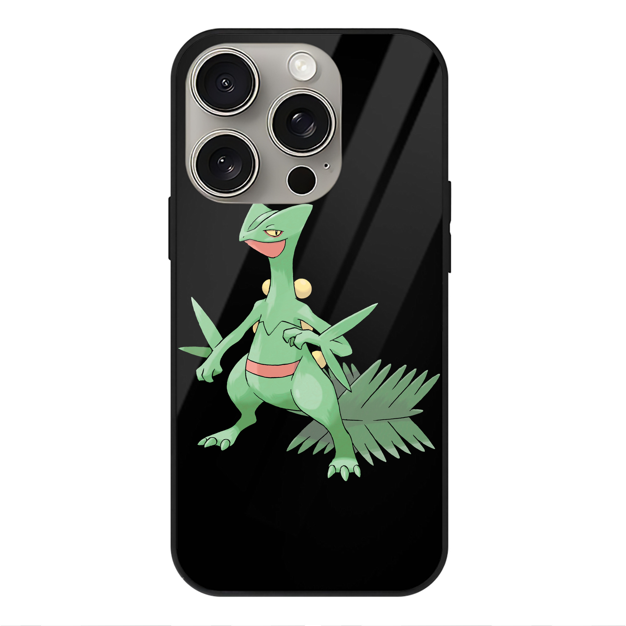 （画像用） ポケットモンスター Pokémon 【iPhone15Pro対応】スマホケース 耐衝撃＆黄変防止 背面ガラス