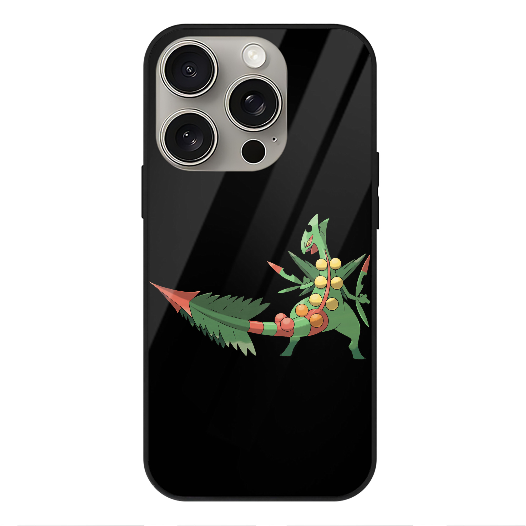 （画像用） ポケットモンスター Pokémon 【iPhone15Pro対応】スマホケース 耐衝撃＆黄変防止 背面ガラス