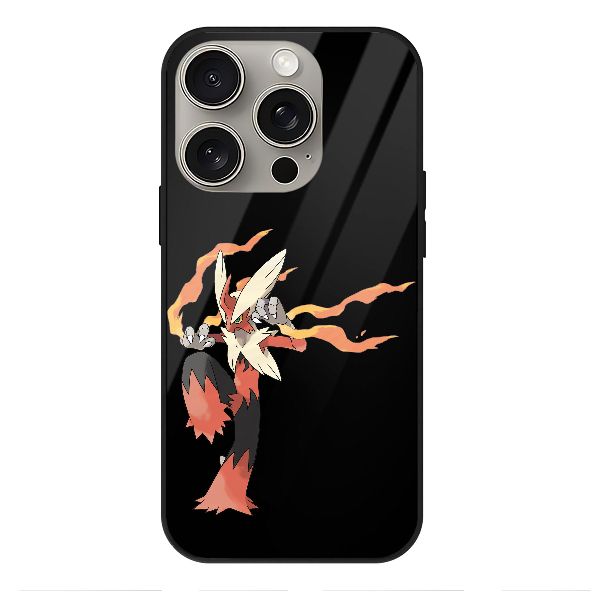 （画像用） ポケットモンスター Pokémon 【iPhone15Pro対応】スマホケース 耐衝撃＆黄変防止 背面ガラス