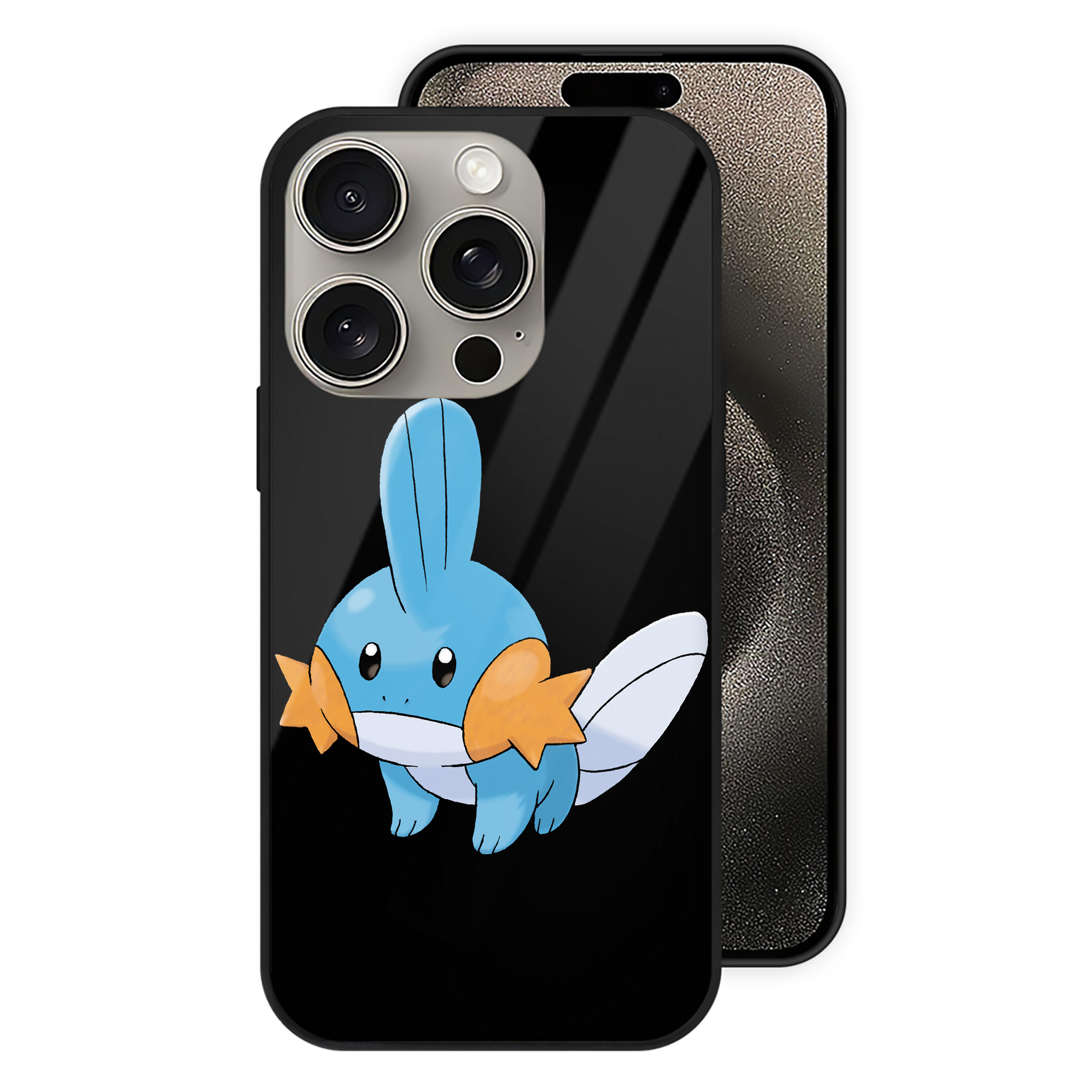 （画像用） ポケットモンスター Pokémon 【iPhone15Pro対応】スマホケース 耐衝撃＆黄変防止 背面ガラス