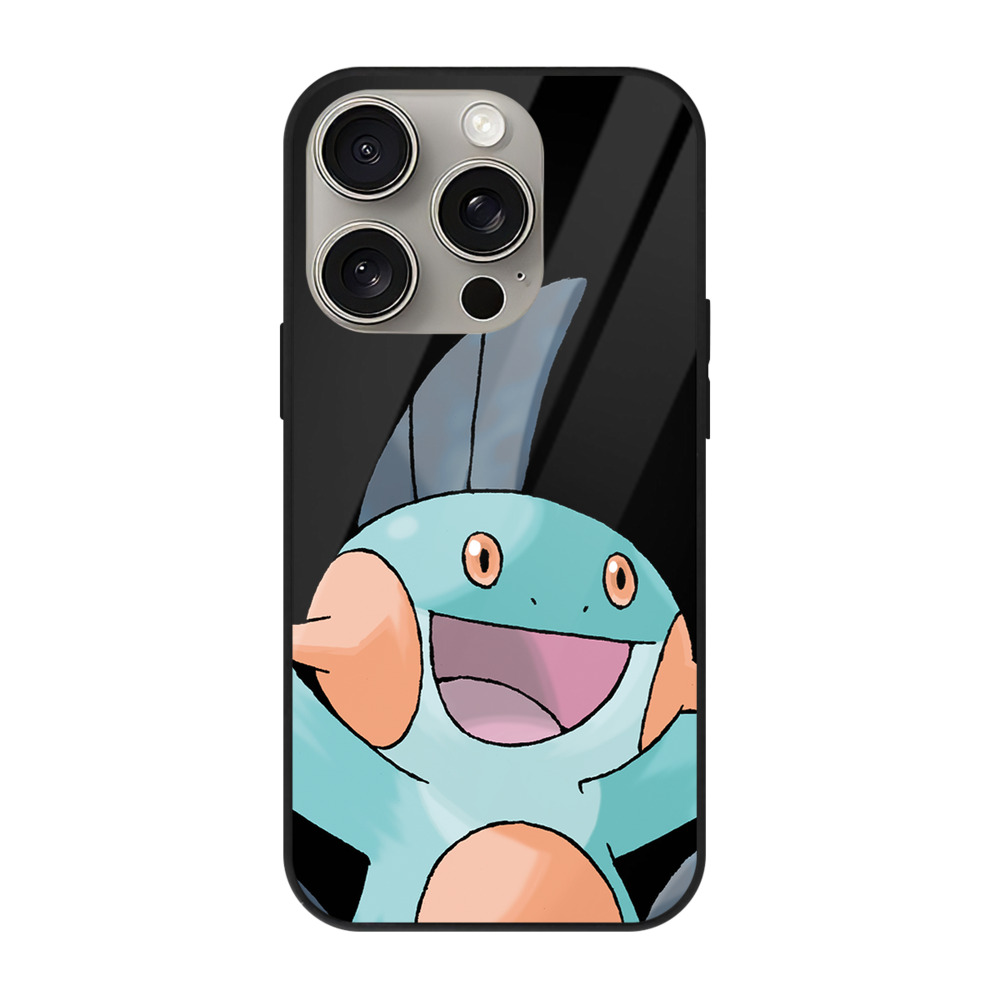 （画像用） ポケットモンスター Pokémon 【iPhone15Pro対応】スマホケース 耐衝撃＆黄変防止 背面ガラス