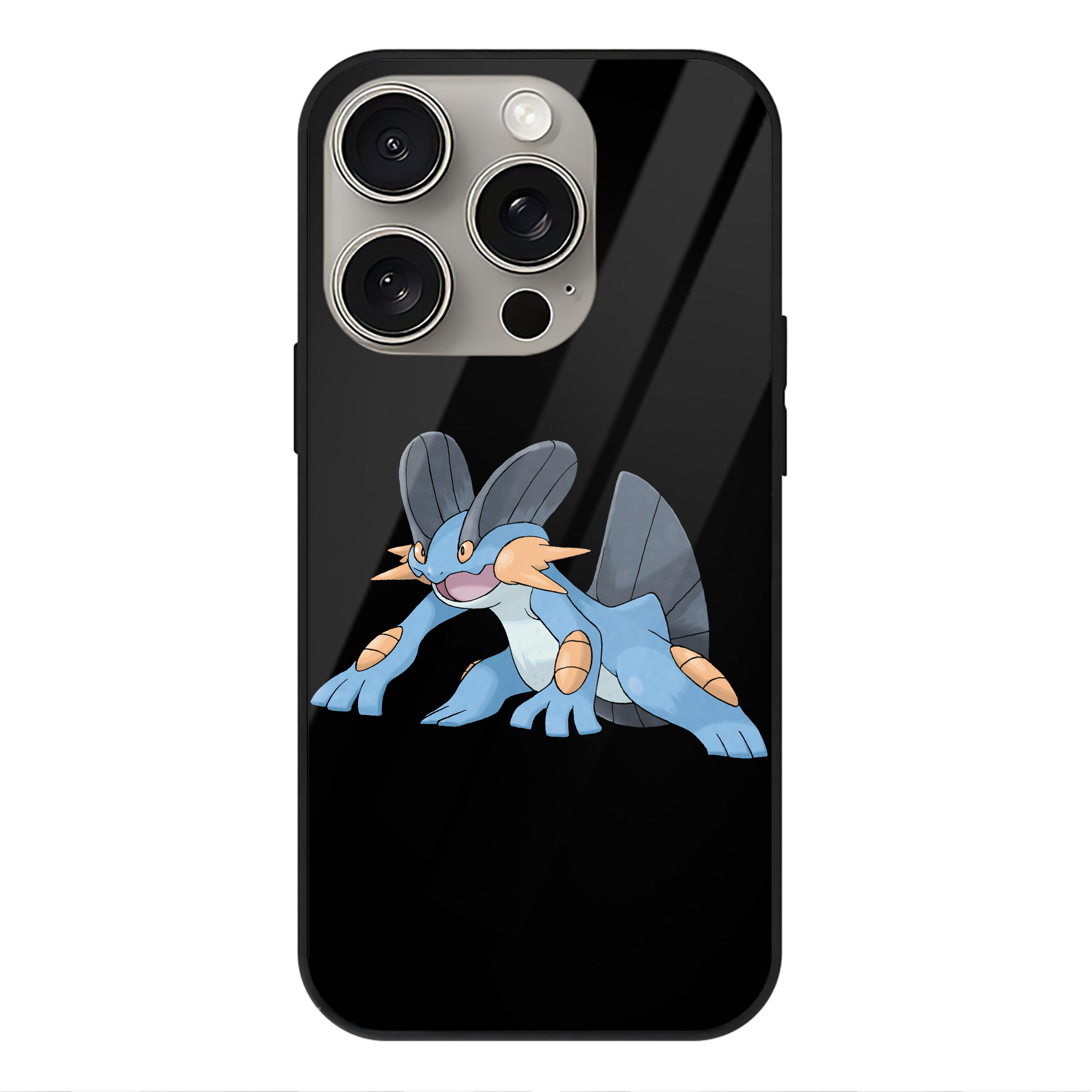 （画像用） ポケットモンスター Pokémon 【iPhone15Pro対応】スマホケース 耐衝撃＆黄変防止 背面ガラス