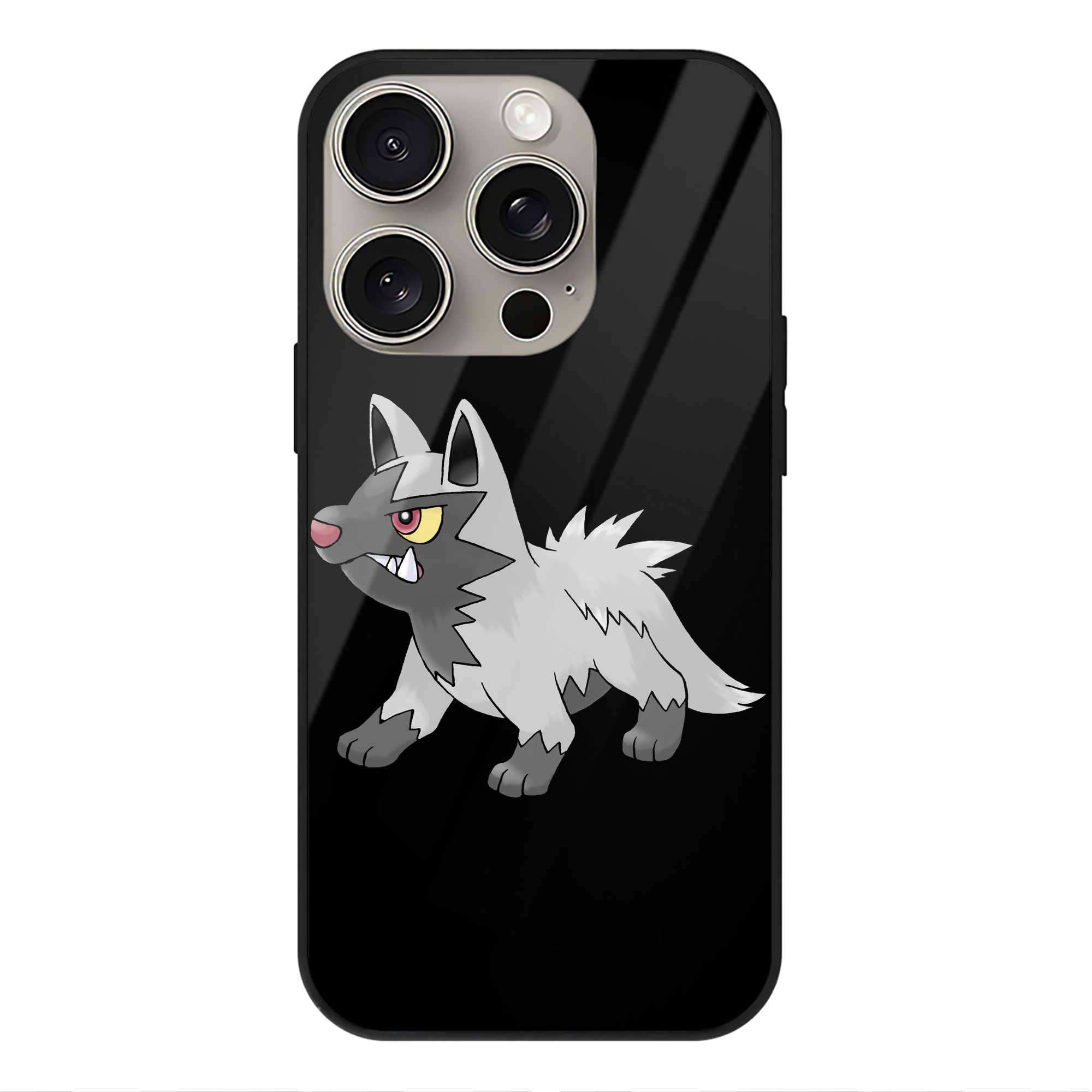 （画像用） ポケットモンスター Pokémon 【iPhone15Pro対応】スマホケース 耐衝撃＆黄変防止 背面ガラス