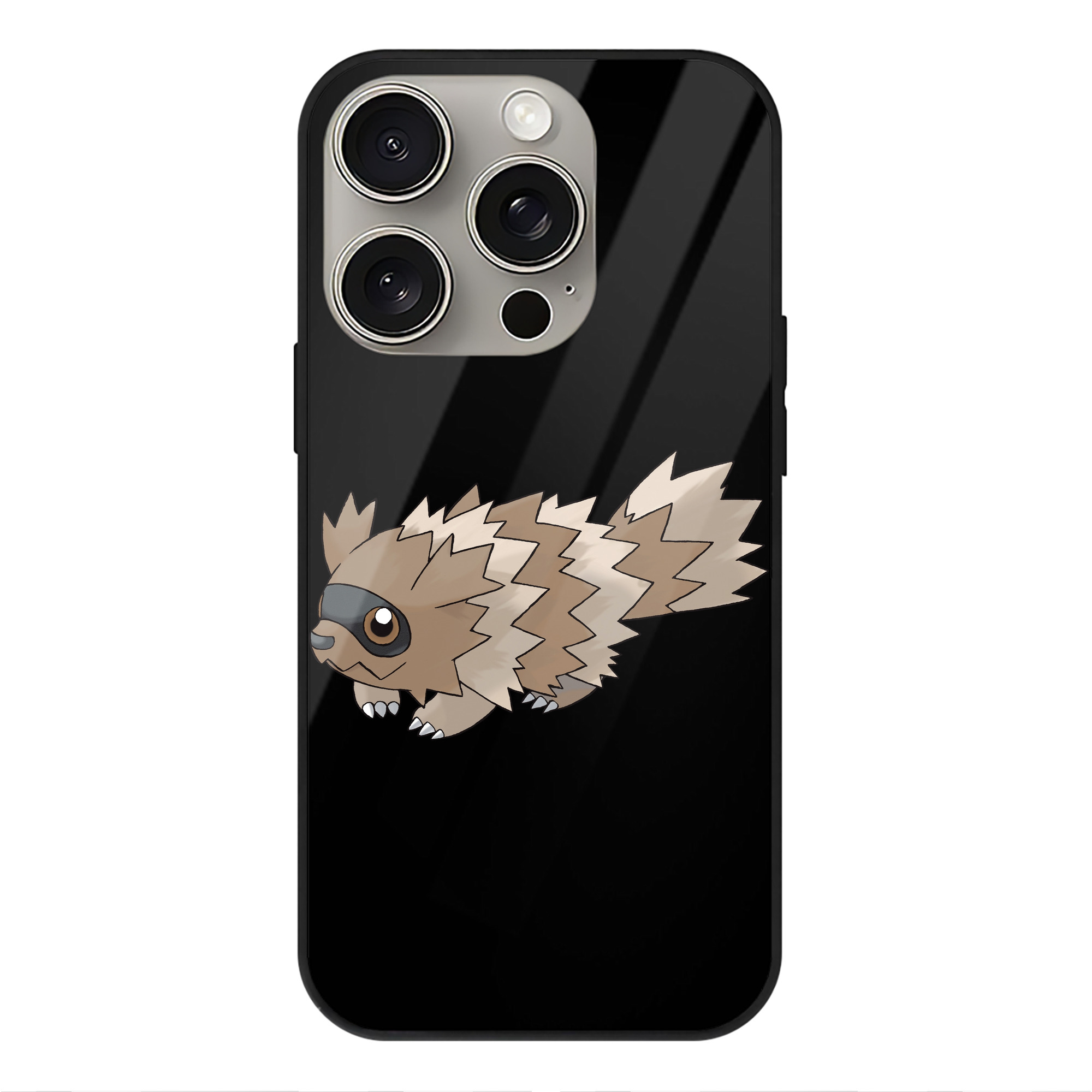 （画像用） ポケットモンスター Pokémon 【iPhone15Pro対応】スマホケース 耐衝撃＆黄変防止 背面ガラス