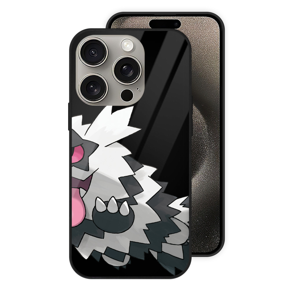 （画像用） ポケットモンスター Pokémon 【iPhone15Pro対応】スマホケース 耐衝撃＆黄変防止 背面ガラス
