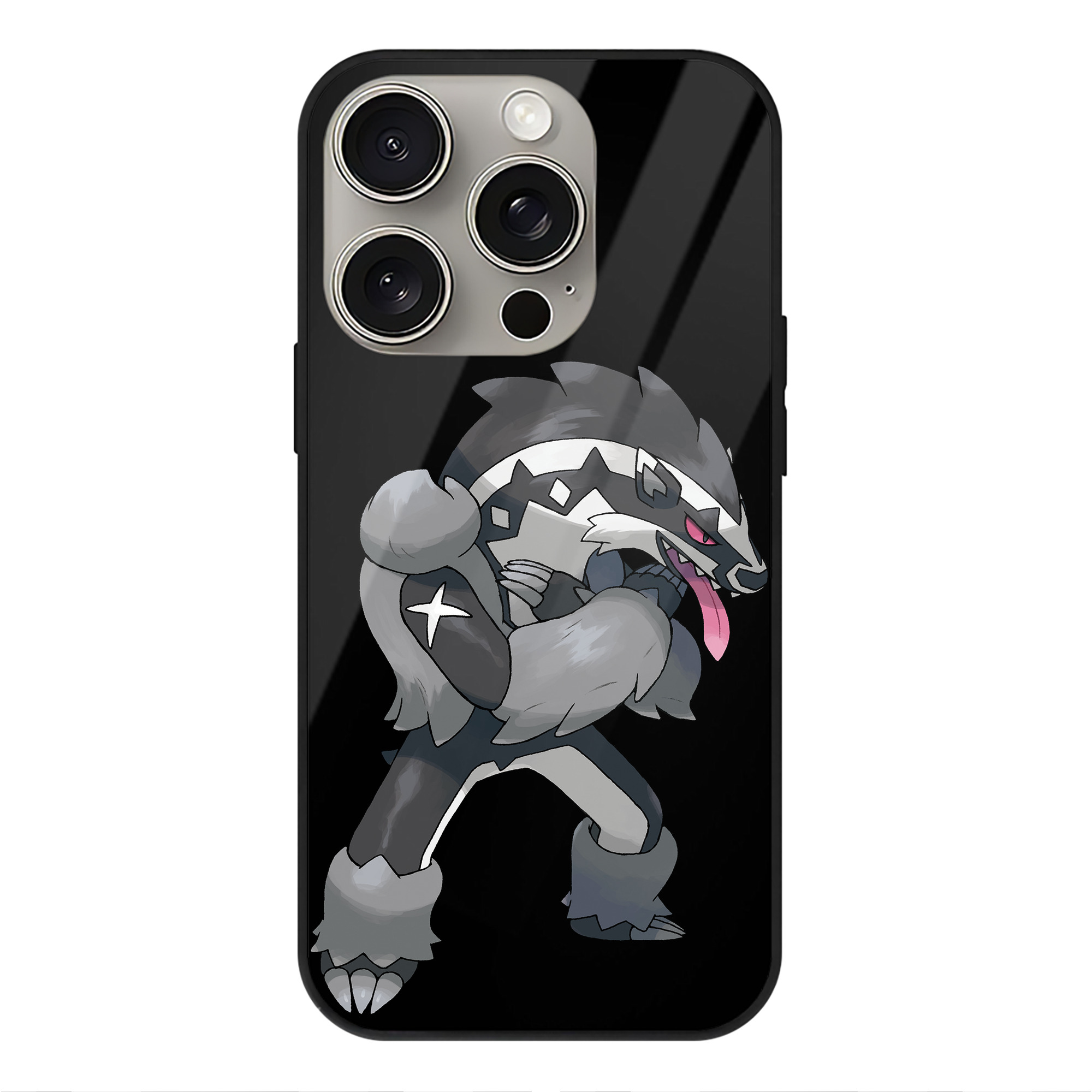 （画像用） ポケットモンスター Pokémon 【iPhone15Pro対応】スマホケース 耐衝撃＆黄変防止 背面ガラス