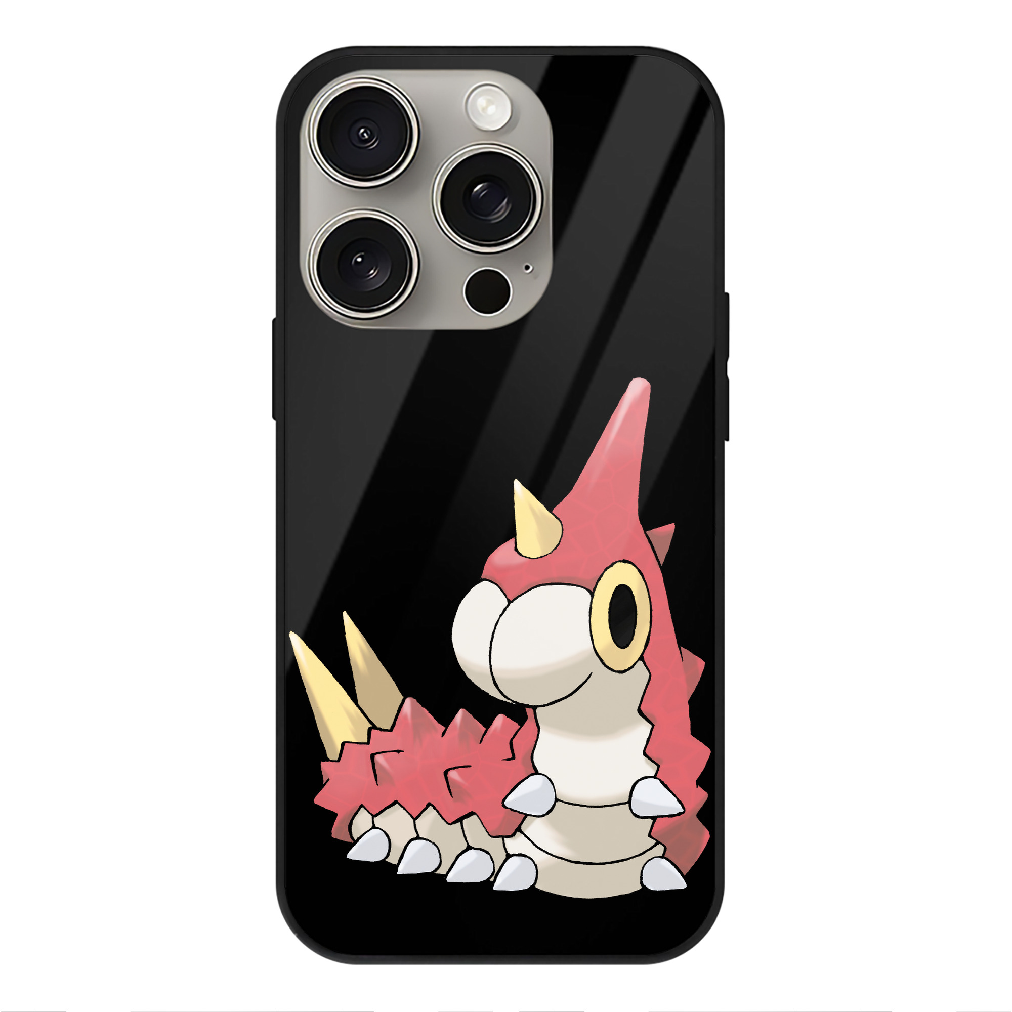 （画像用） ポケットモンスター Pokémon 【iPhone15Pro対応】スマホケース 耐衝撃＆黄変防止 背面ガラス