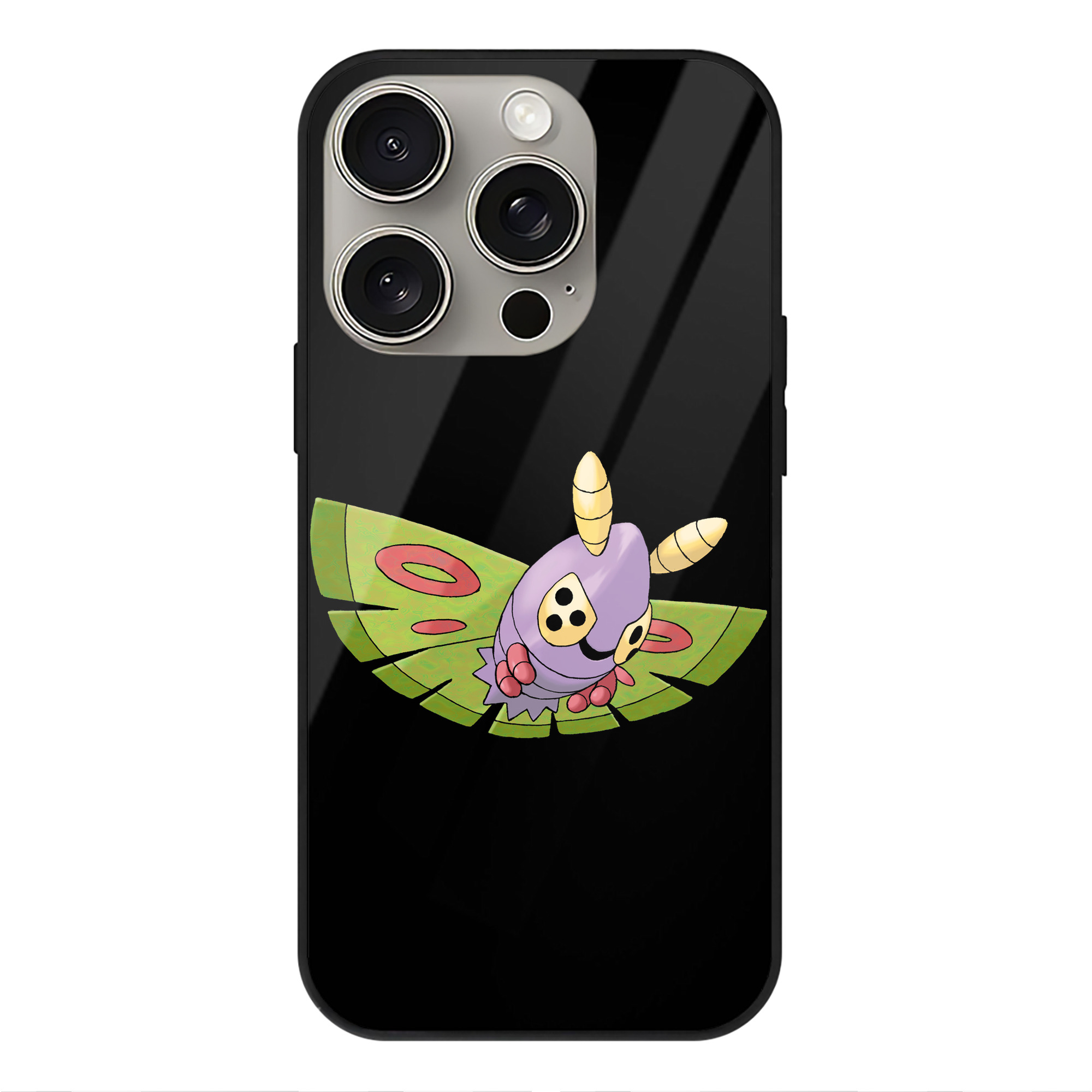 （画像用） ポケットモンスター Pokémon 【iPhone15Pro対応】スマホケース 耐衝撃＆黄変防止 背面ガラス