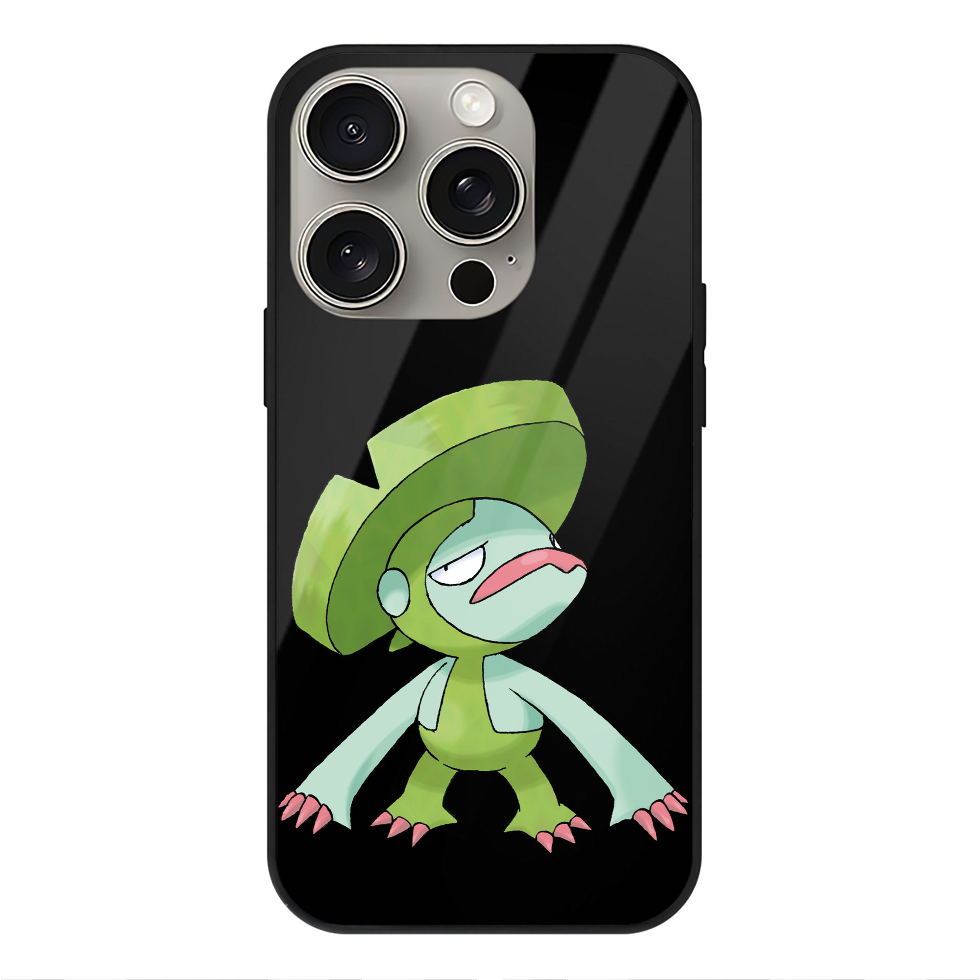 （画像用） ポケットモンスター Pokémon 【iPhone15Pro対応】スマホケース 耐衝撃＆黄変防止 背面ガラス