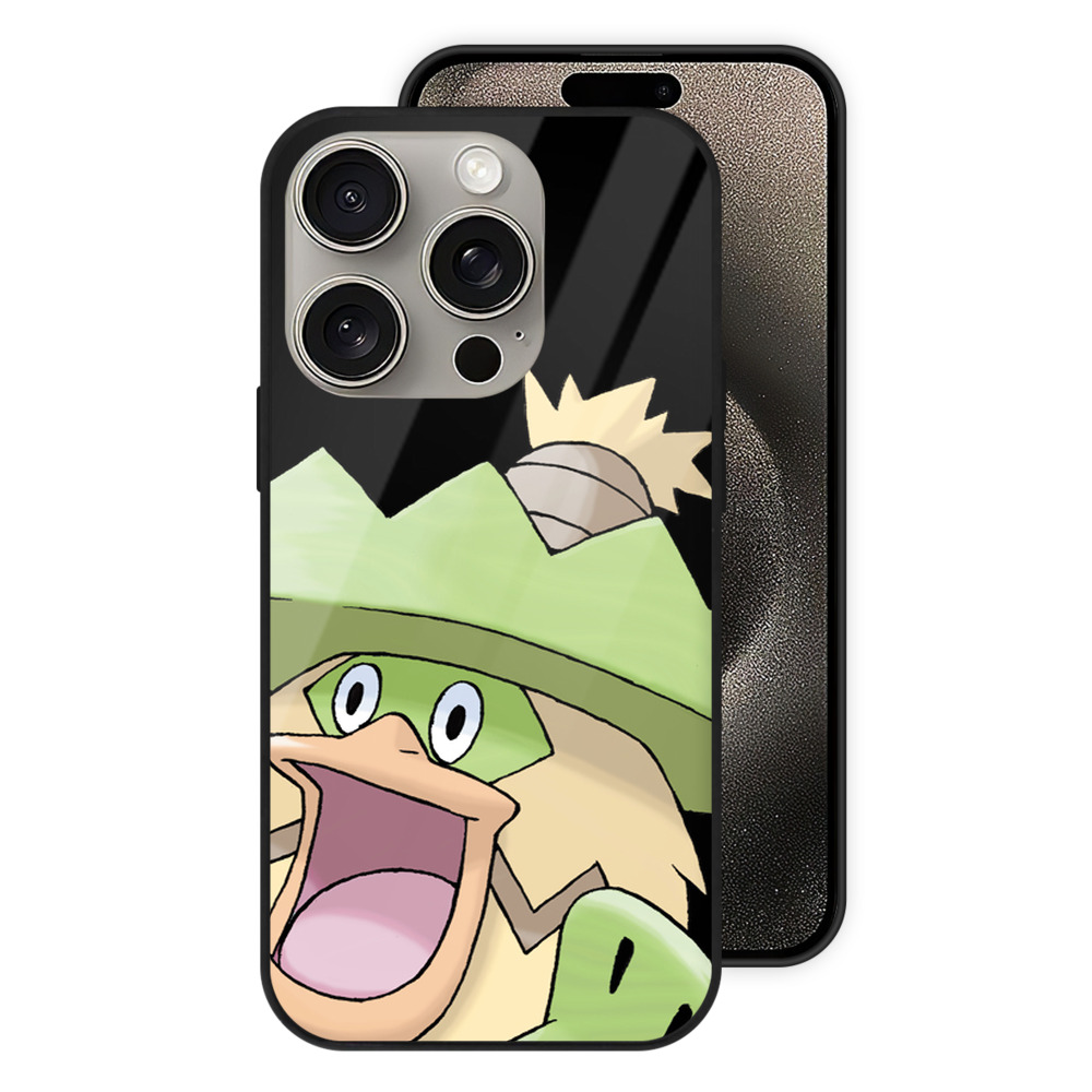 （画像用） ポケットモンスター Pokémon 【iPhone15Pro対応】スマホケース 耐衝撃＆黄変防止 背面ガラス
