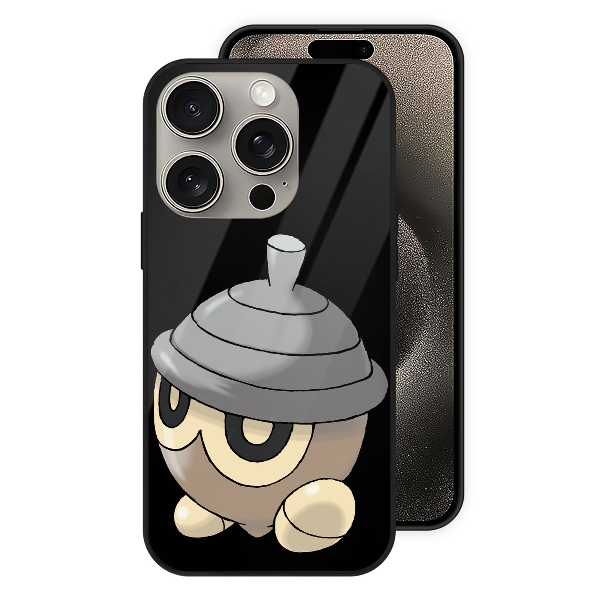 （画像用） ポケットモンスター Pokémon 【iPhone15Pro対応】スマホケース 耐衝撃＆黄変防止 背面ガラス