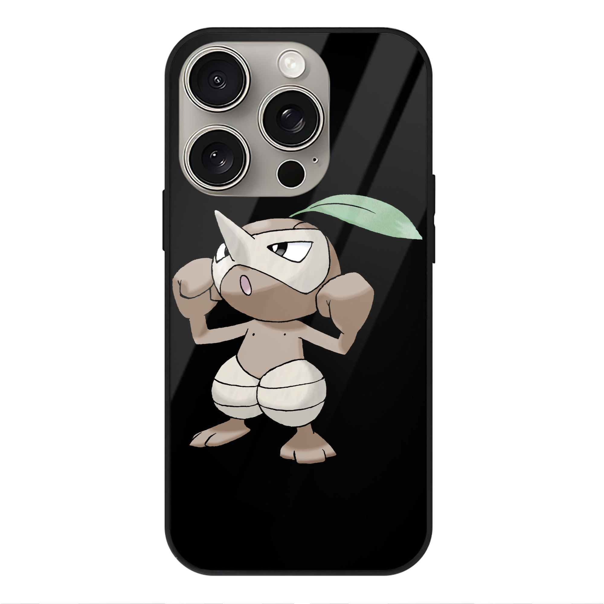 （画像用） ポケットモンスター Pokémon 【iPhone15Pro対応】スマホケース 耐衝撃＆黄変防止 背面ガラス