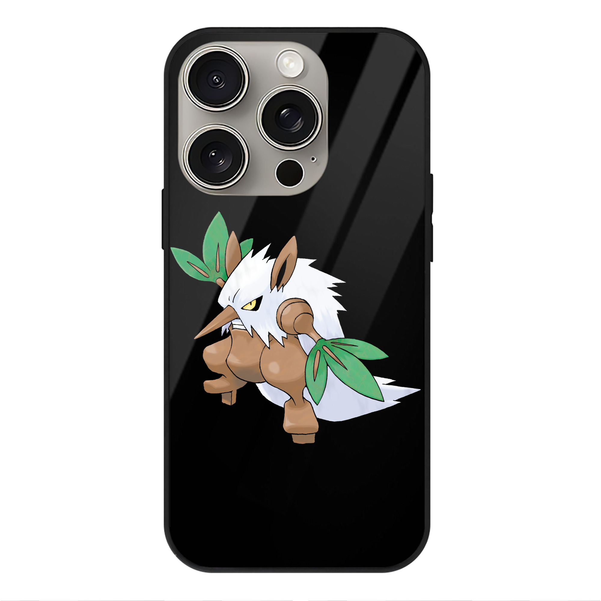 （画像用） ポケットモンスター Pokémon 【iPhone15Pro対応】スマホケース 耐衝撃＆黄変防止 背面ガラス