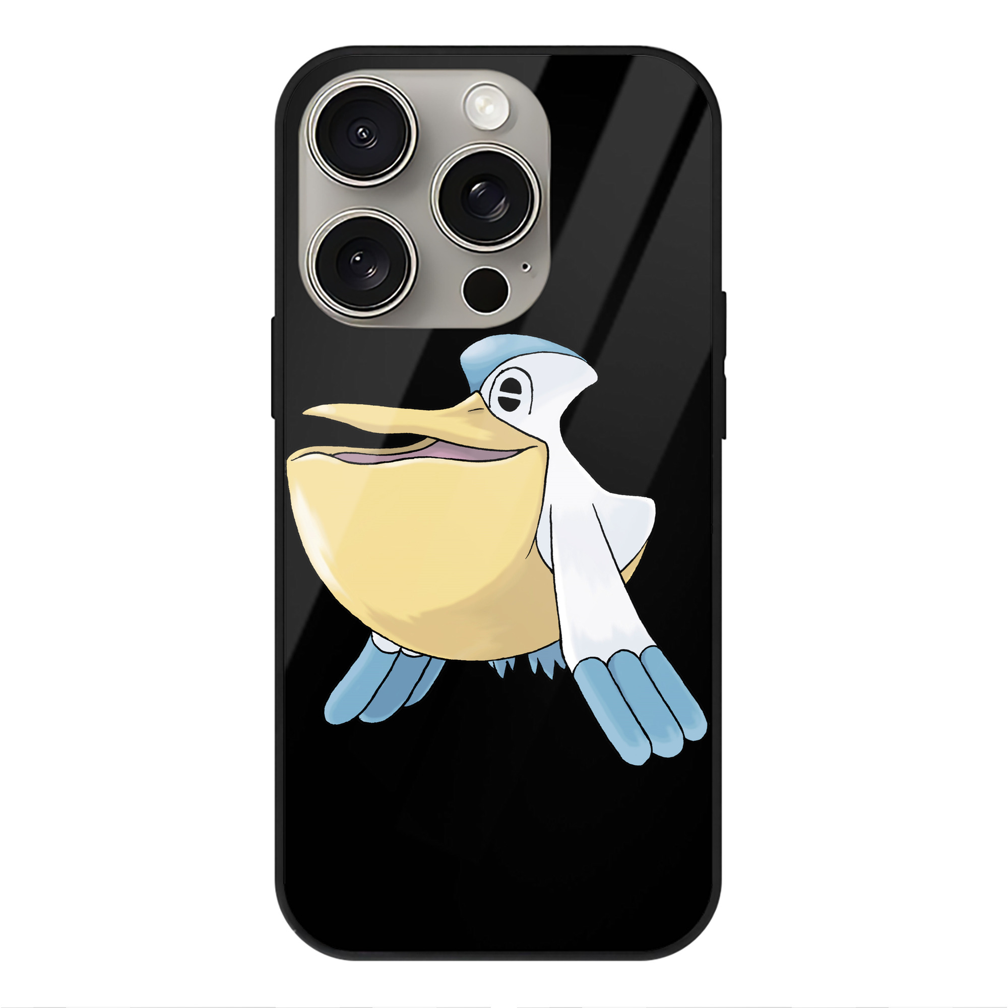 （画像用） ポケットモンスター Pokémon 【iPhone15Pro対応】スマホケース 耐衝撃＆黄変防止 背面ガラス