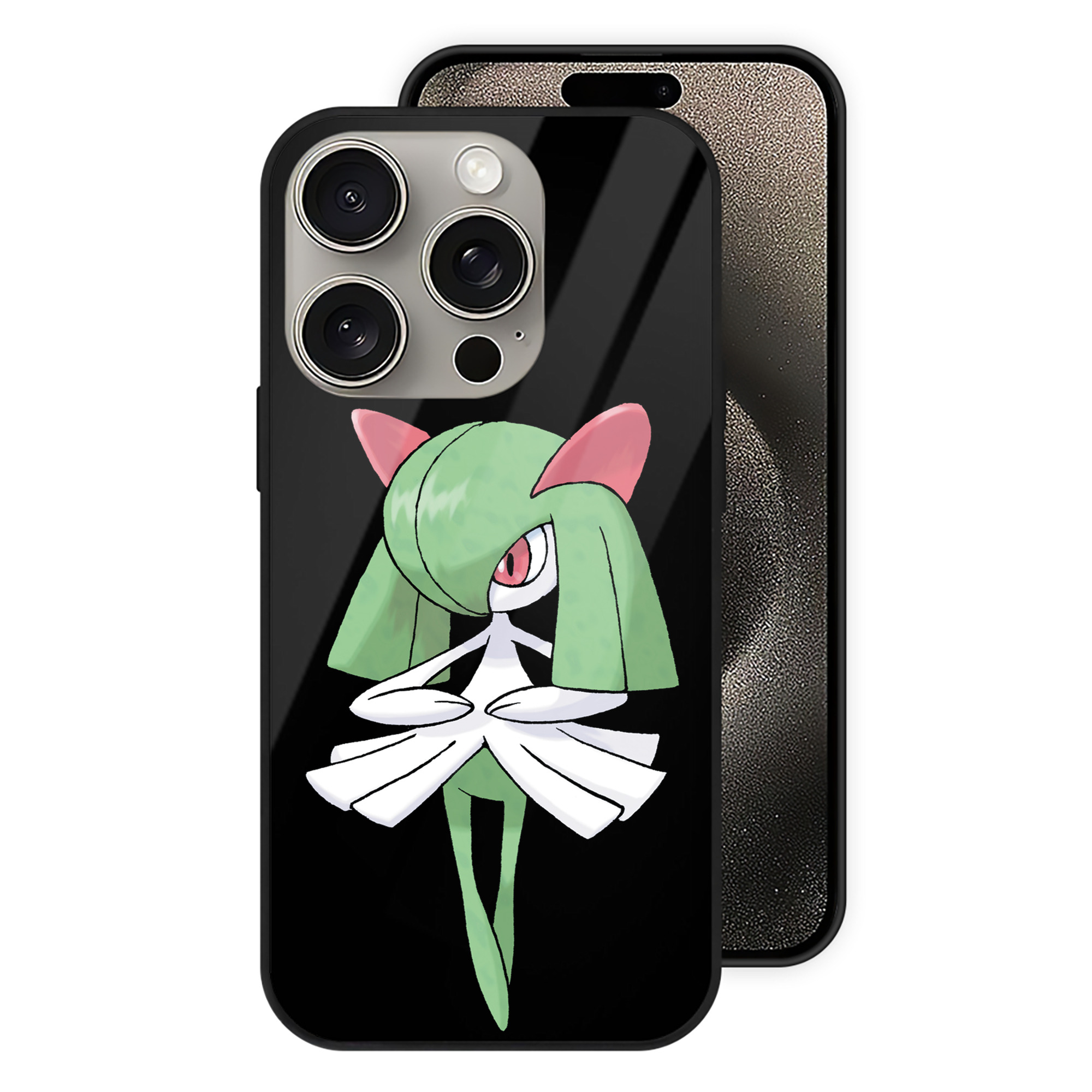 （画像用） ポケットモンスター Pokémon 【iPhone15Pro対応】スマホケース 耐衝撃＆黄変防止 背面ガラス