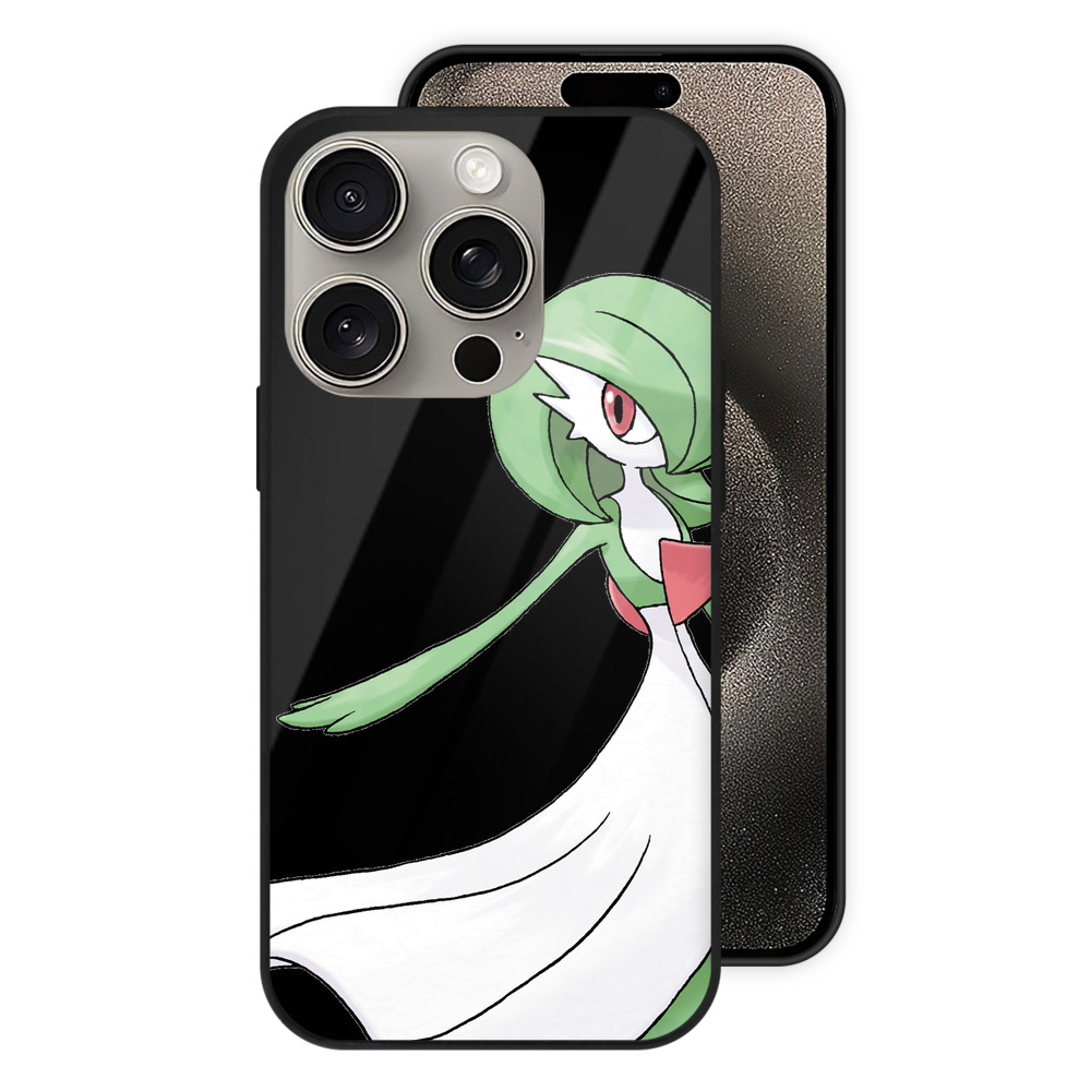 （画像用） ポケットモンスター Pokémon 【iPhone15Pro対応】スマホケース 耐衝撃＆黄変防止 背面ガラス