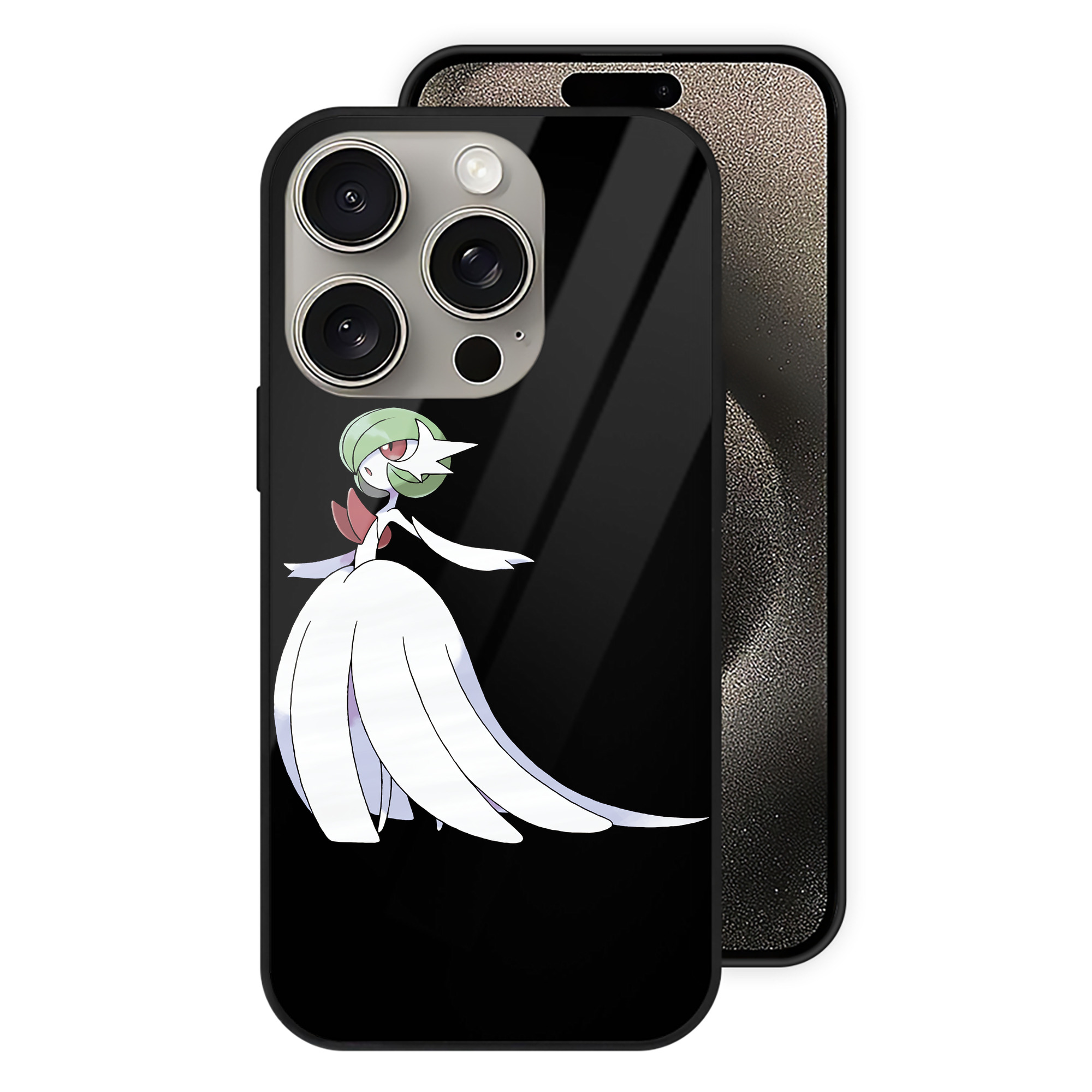 （画像用） ポケットモンスター Pokémon 【iPhone15Pro対応】スマホケース 耐衝撃＆黄変防止 背面ガラス