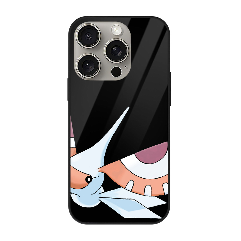 （画像用） ポケットモンスター Pokémon 【iPhone15Pro対応】スマホケース 耐衝撃＆黄変防止 背面ガラス
