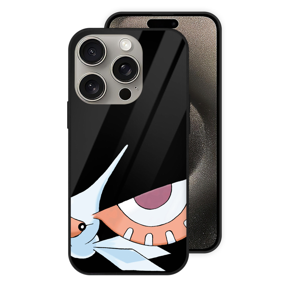 （画像用） ポケットモンスター Pokémon 【iPhone15Pro対応】スマホケース 耐衝撃＆黄変防止 背面ガラス