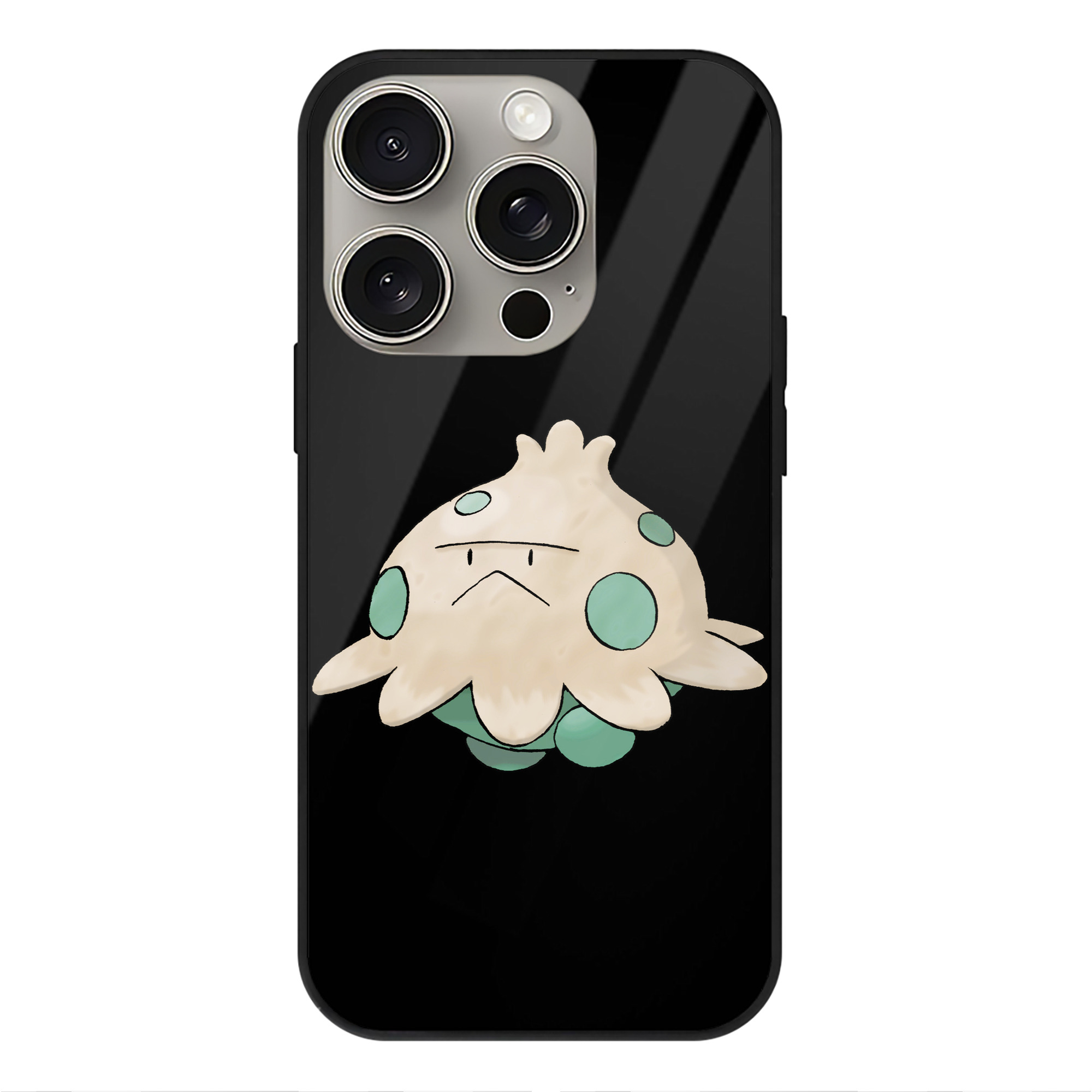 （画像用） ポケットモンスター Pokémon 【iPhone15Pro対応】スマホケース 耐衝撃＆黄変防止 背面ガラス