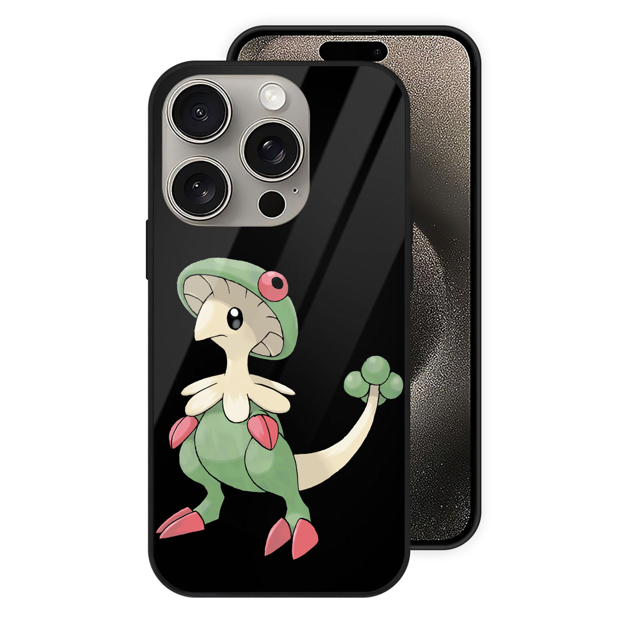 （画像用） ポケットモンスター Pokémon 【iPhone15Pro対応】スマホケース 耐衝撃＆黄変防止 背面ガラス