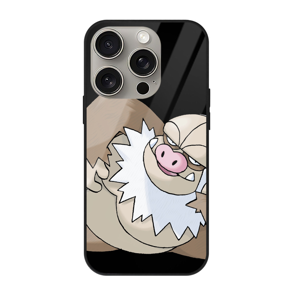 （画像用） ポケットモンスター Pokémon 【iPhone15Pro対応】スマホケース 耐衝撃＆黄変防止 背面ガラス