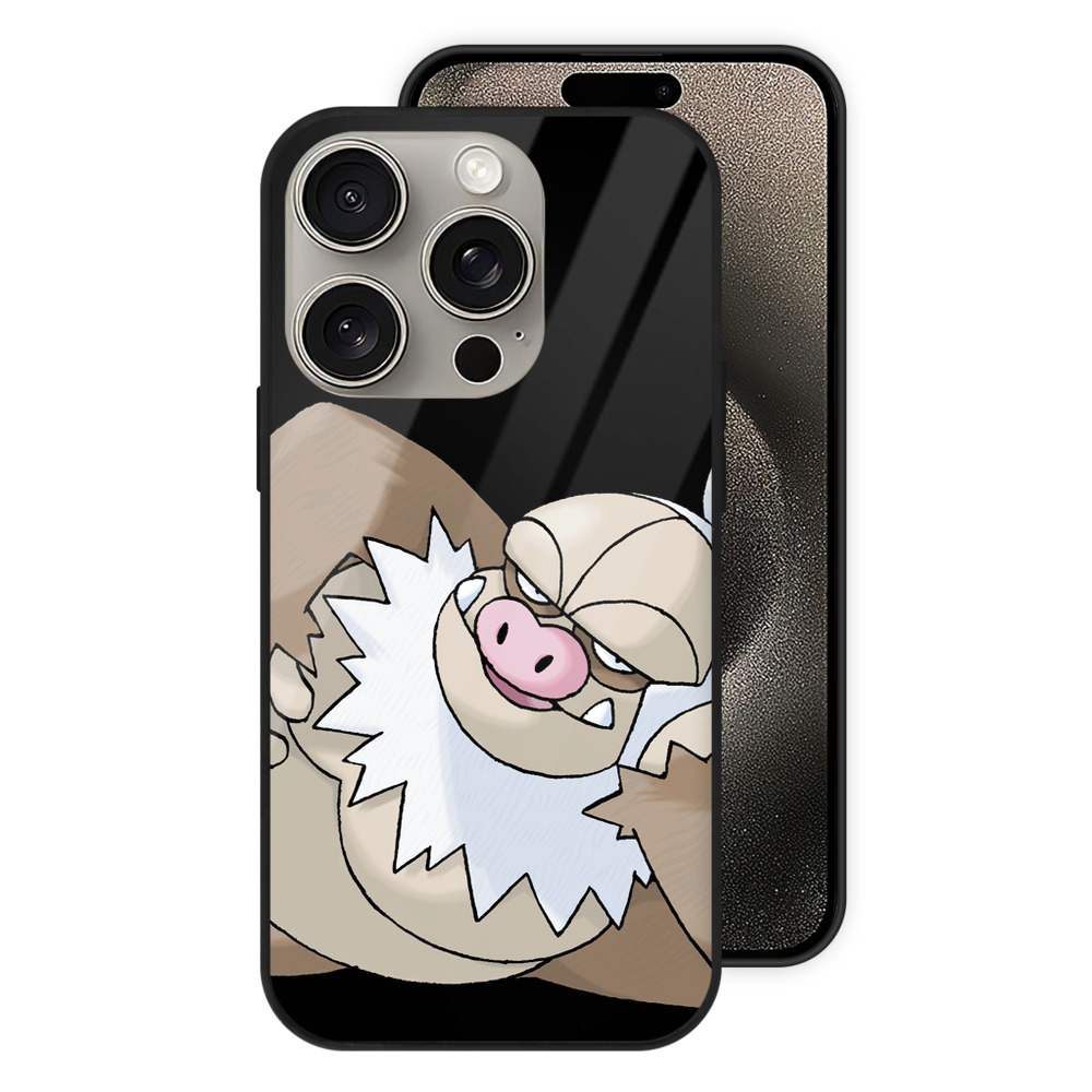 （画像用） ポケットモンスター Pokémon 【iPhone15Pro対応】スマホケース 耐衝撃＆黄変防止 背面ガラス
