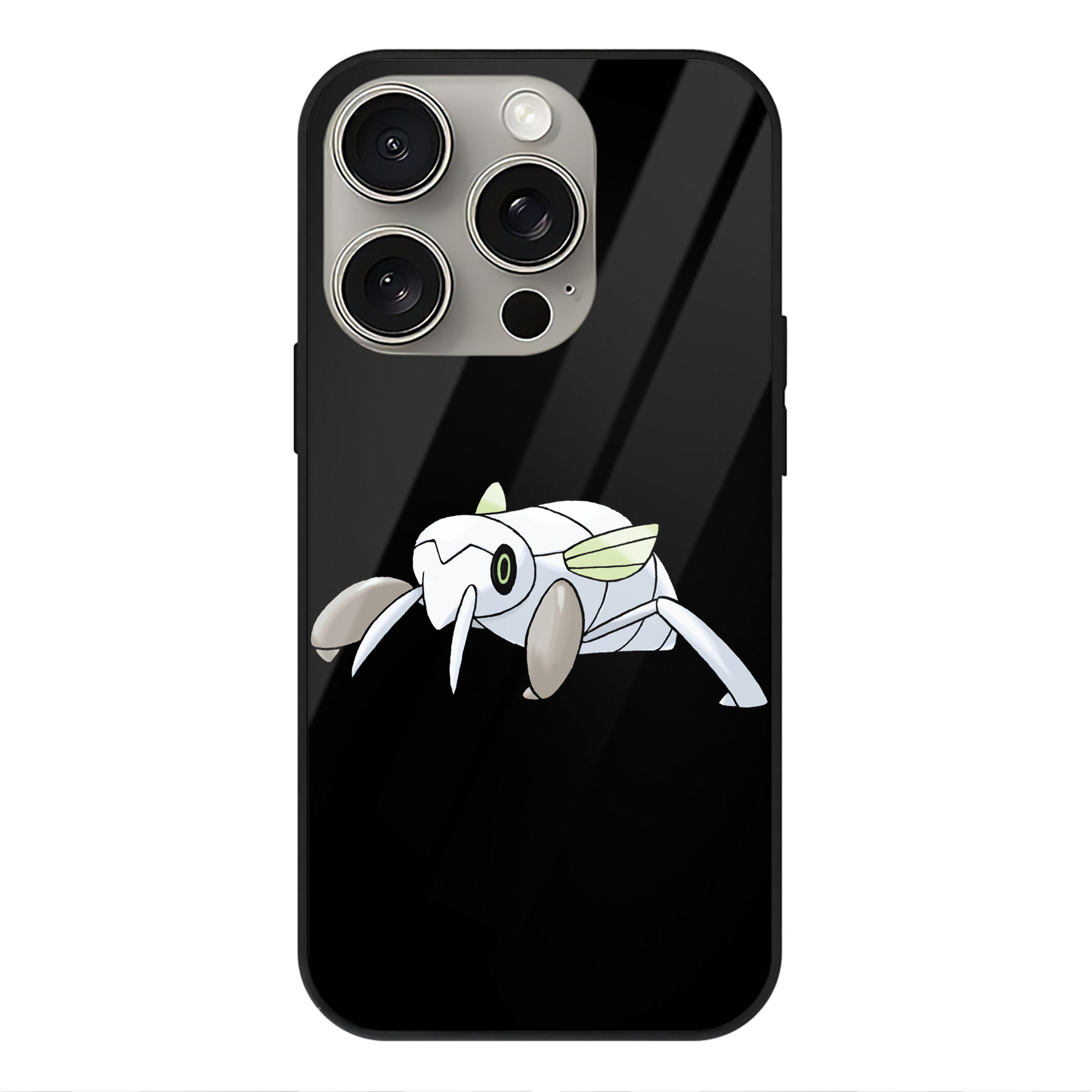 （画像用） ポケットモンスター Pokémon 【iPhone15Pro対応】スマホケース 耐衝撃＆黄変防止 背面ガラス