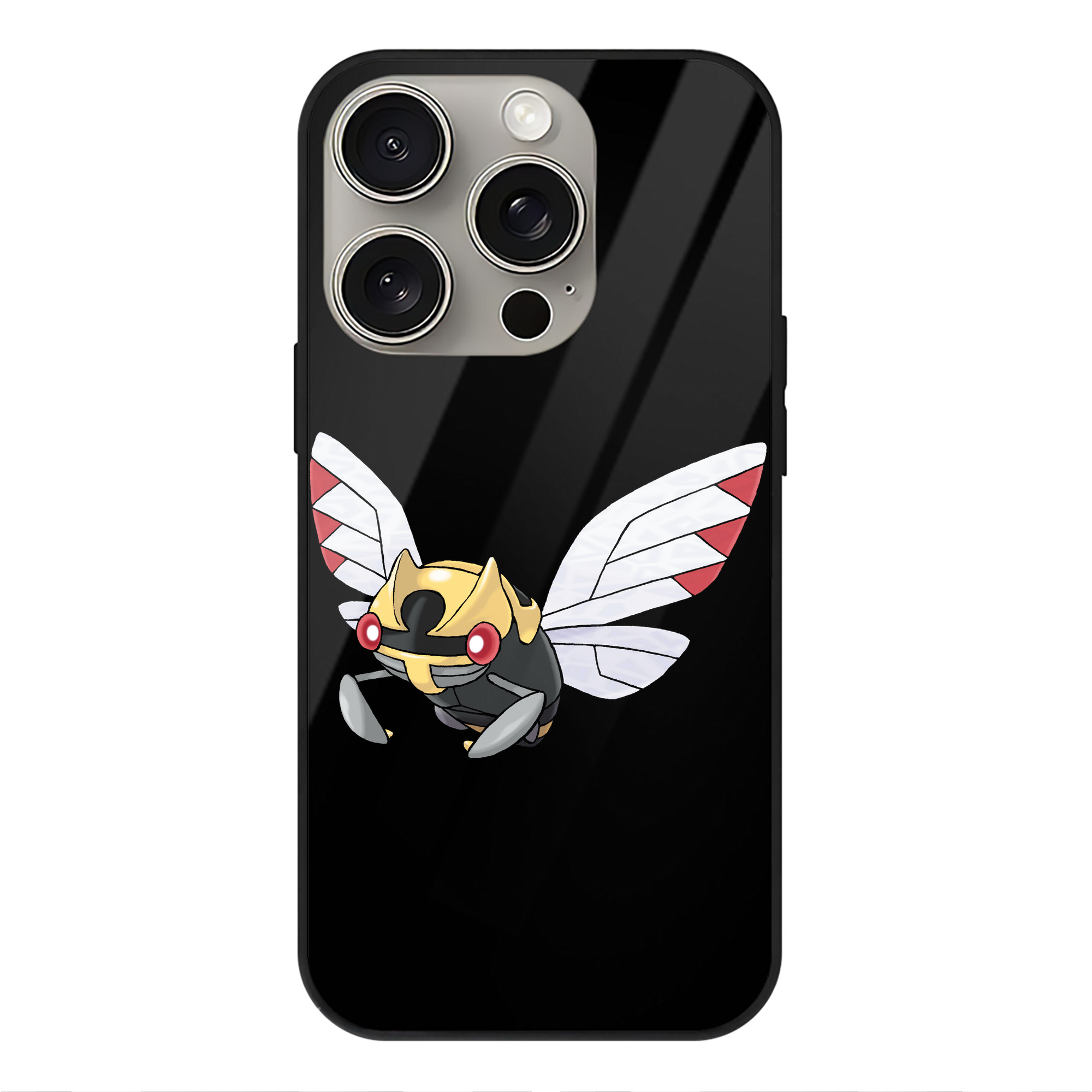 （画像用） ポケットモンスター Pokémon 【iPhone15Pro対応】スマホケース 耐衝撃＆黄変防止 背面ガラス