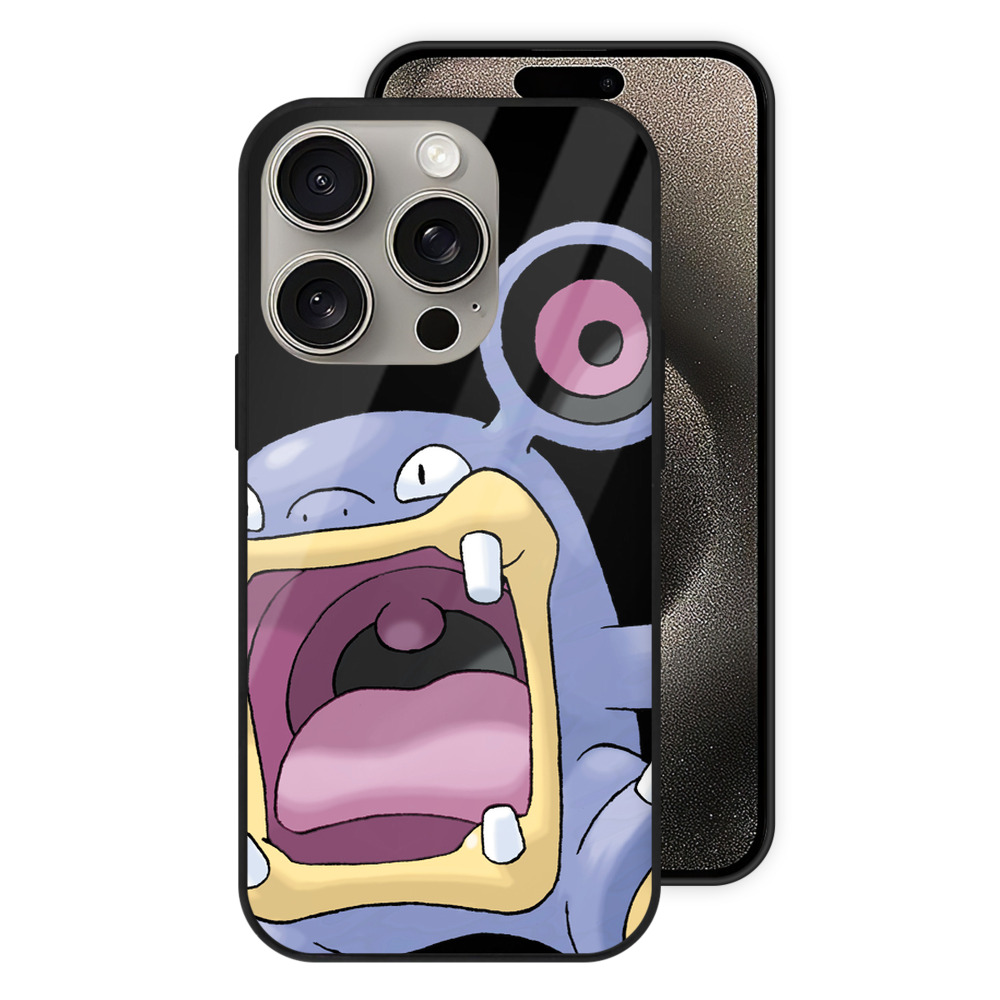 （画像用） ポケットモンスター Pokémon 【iPhone15Pro対応】スマホケース 耐衝撃＆黄変防止 背面ガラス